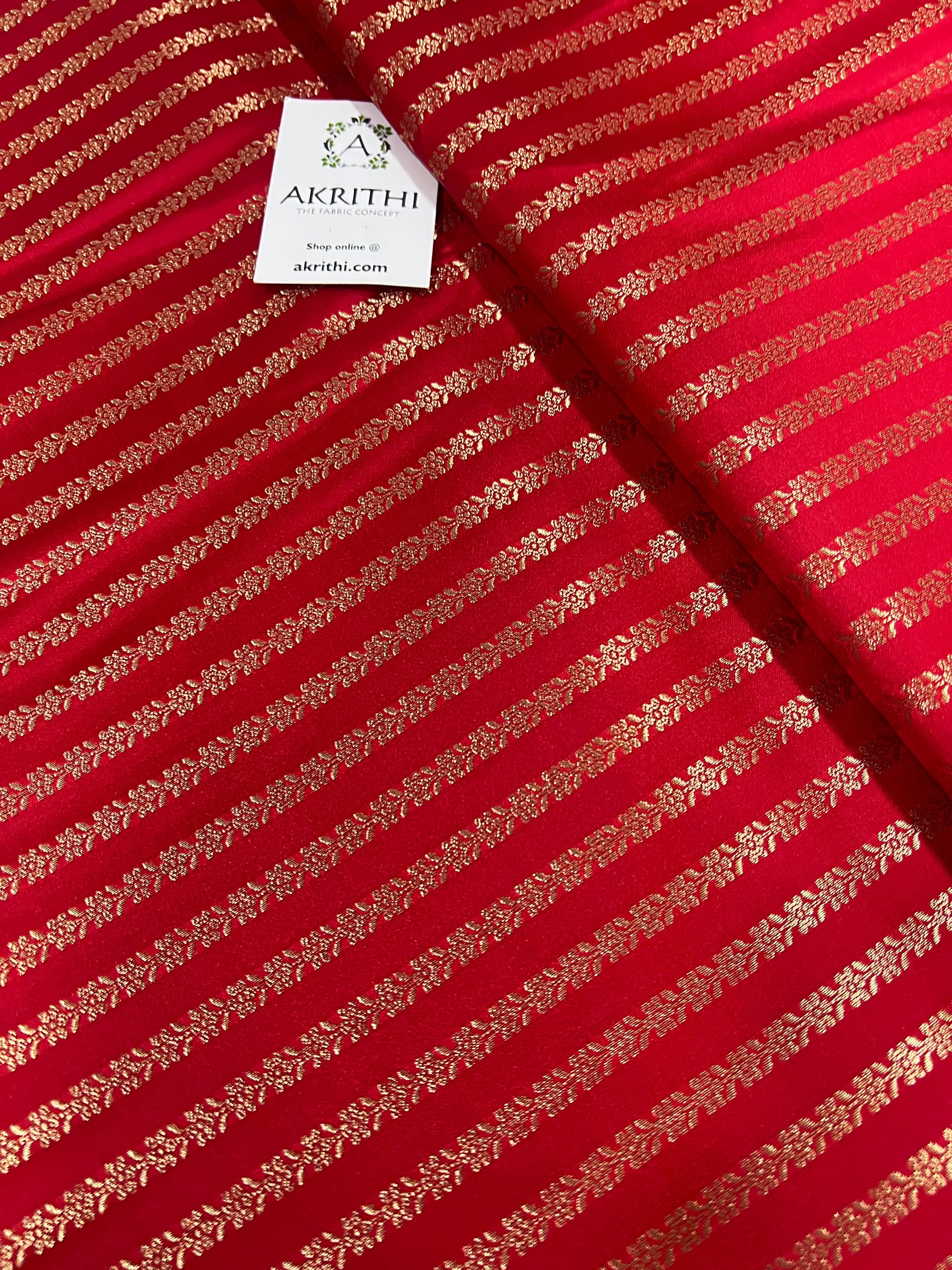 Pure Banarasi brocade fabric