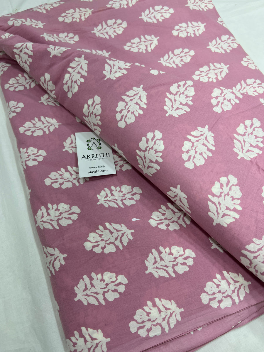 Printed pure cotton fabric