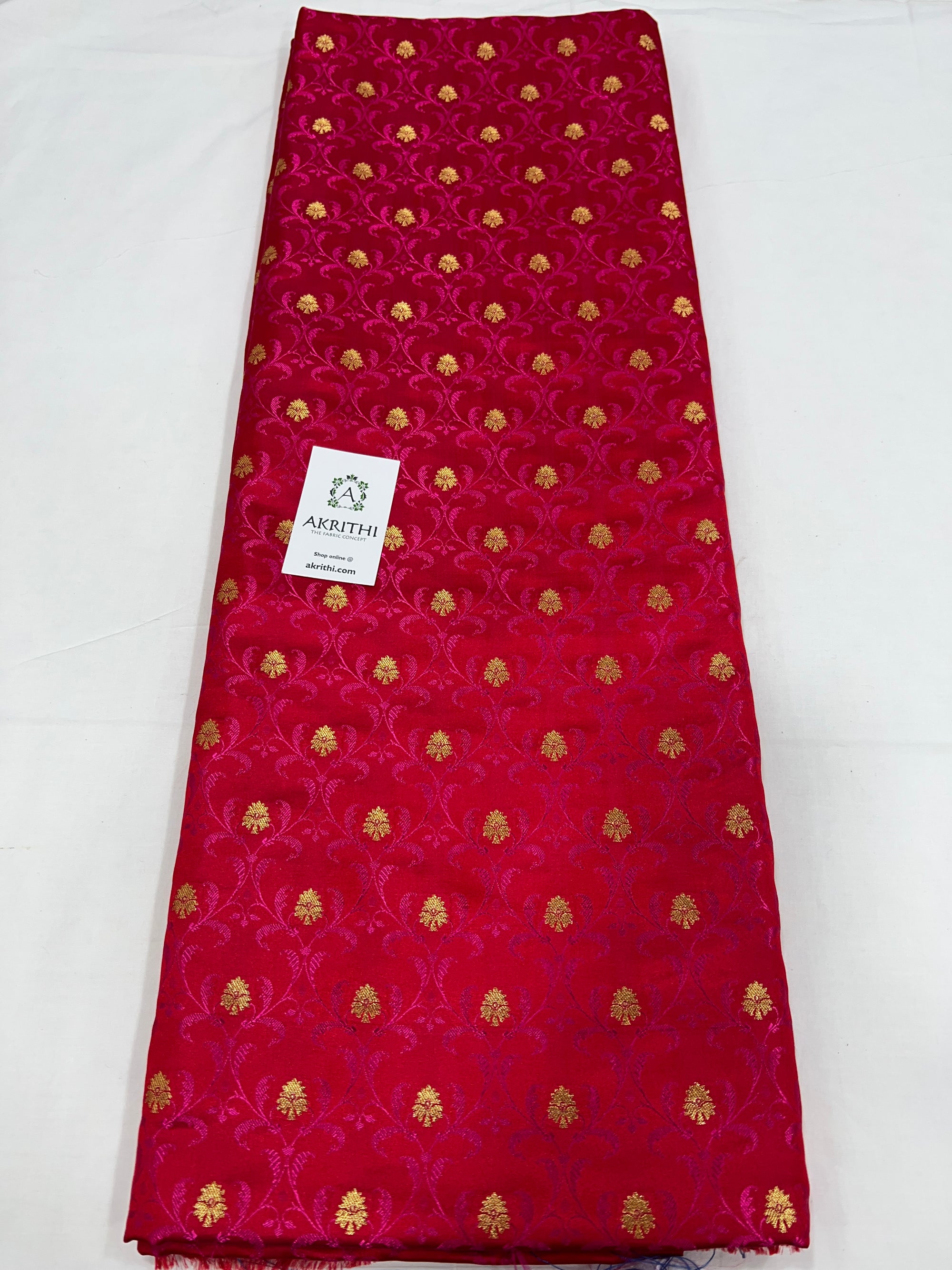 Pure Banarasi brocade fabric