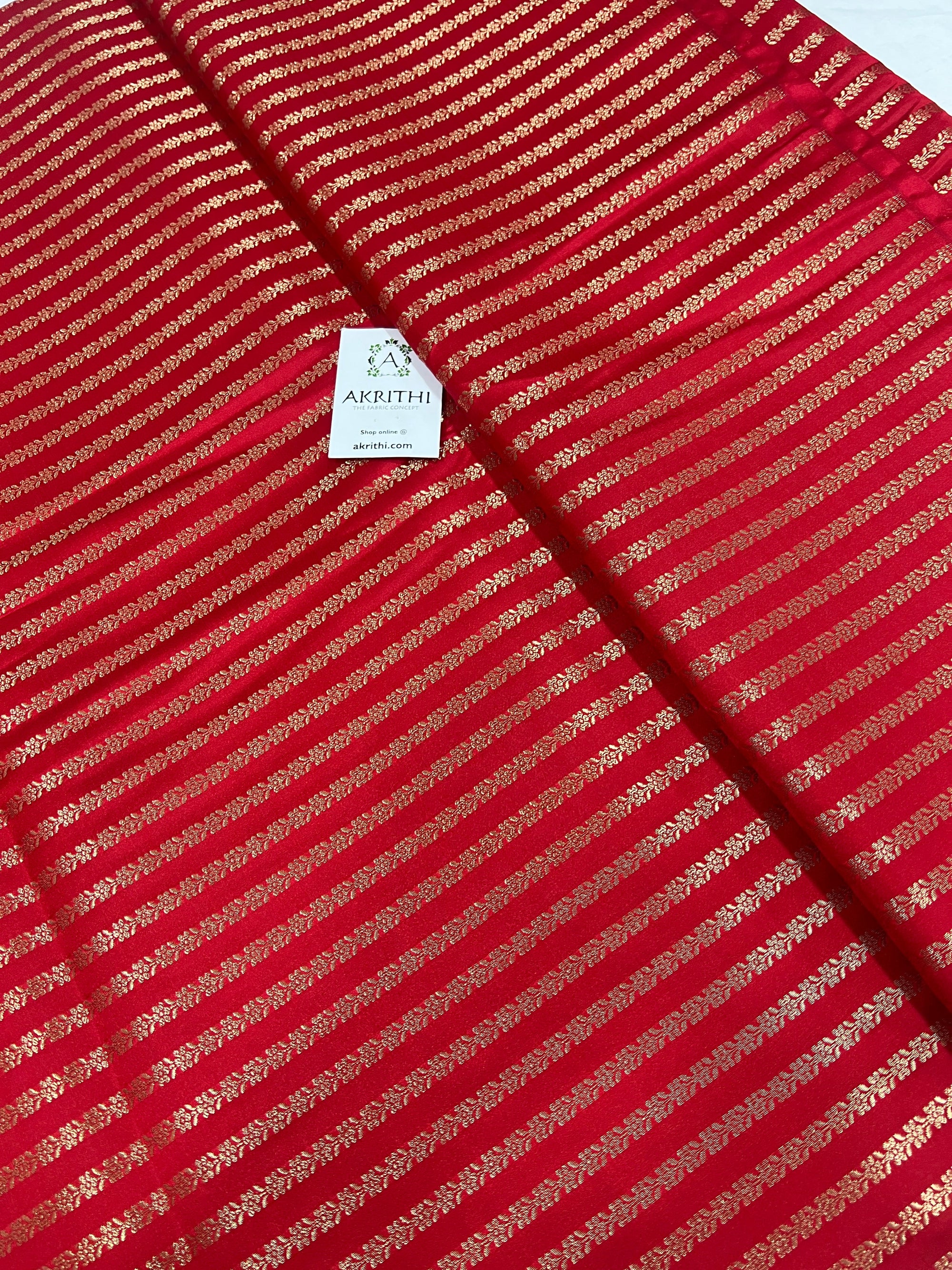 Pure Banarasi brocade fabric