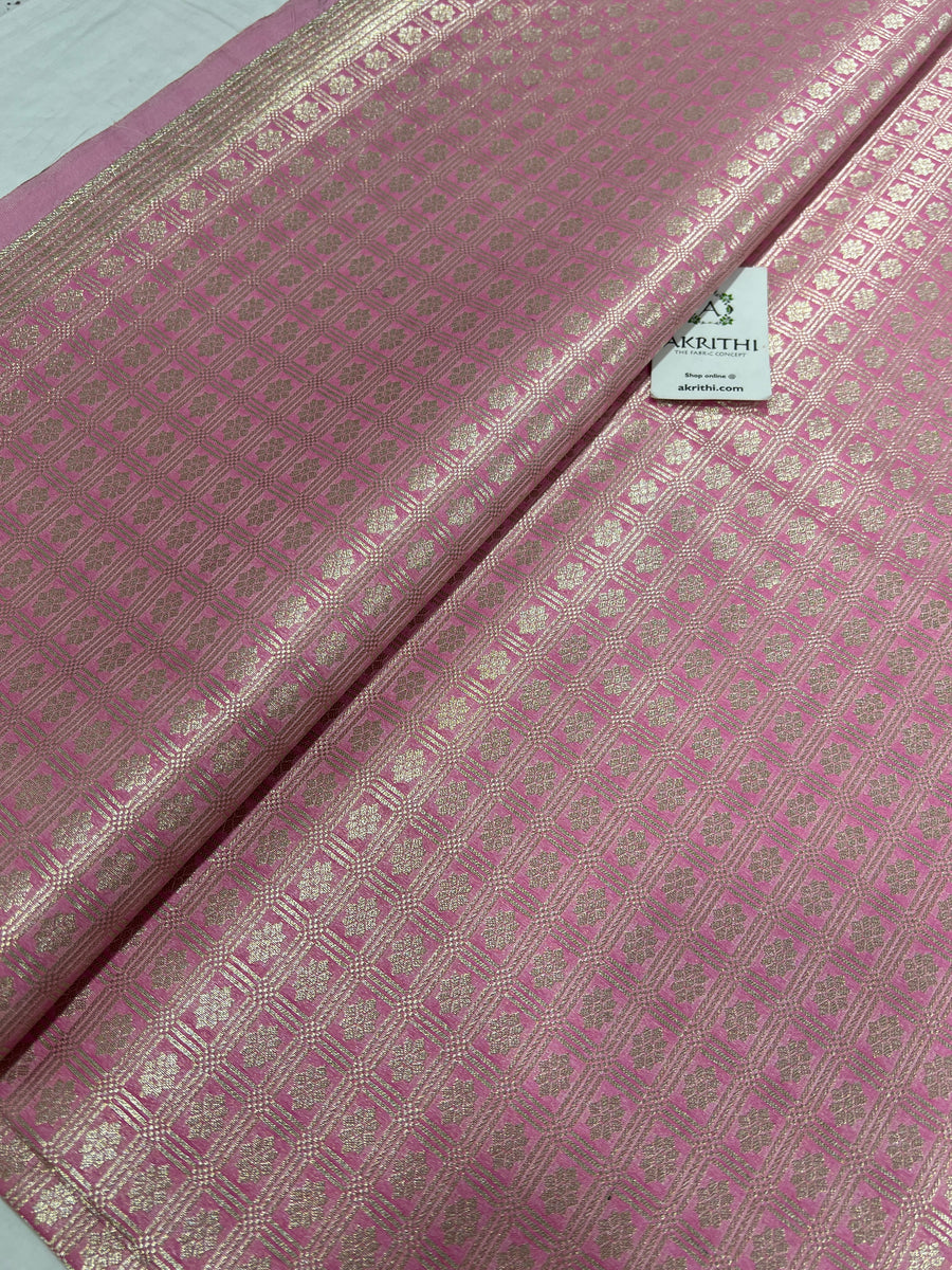 Pure Banarasi brocade fabric