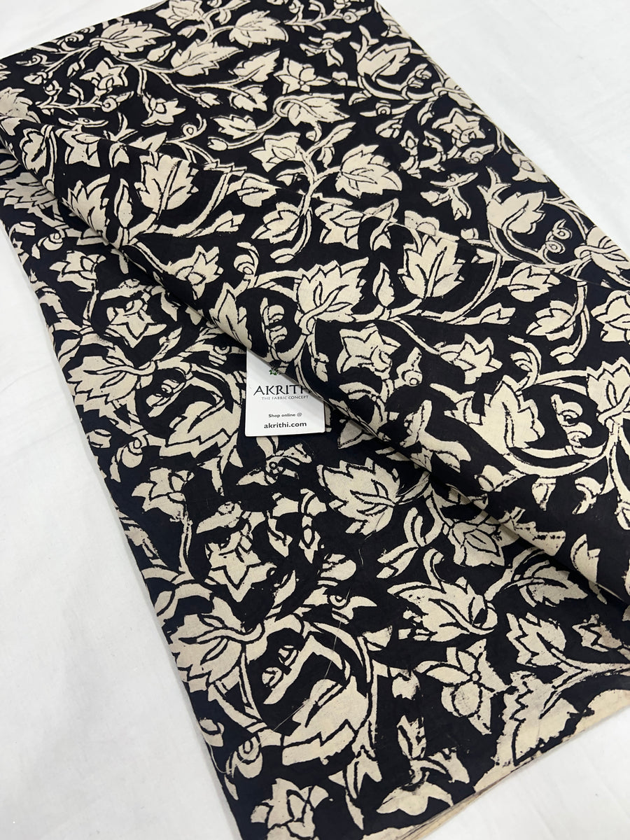 Hand block Printed pure cotton fabric