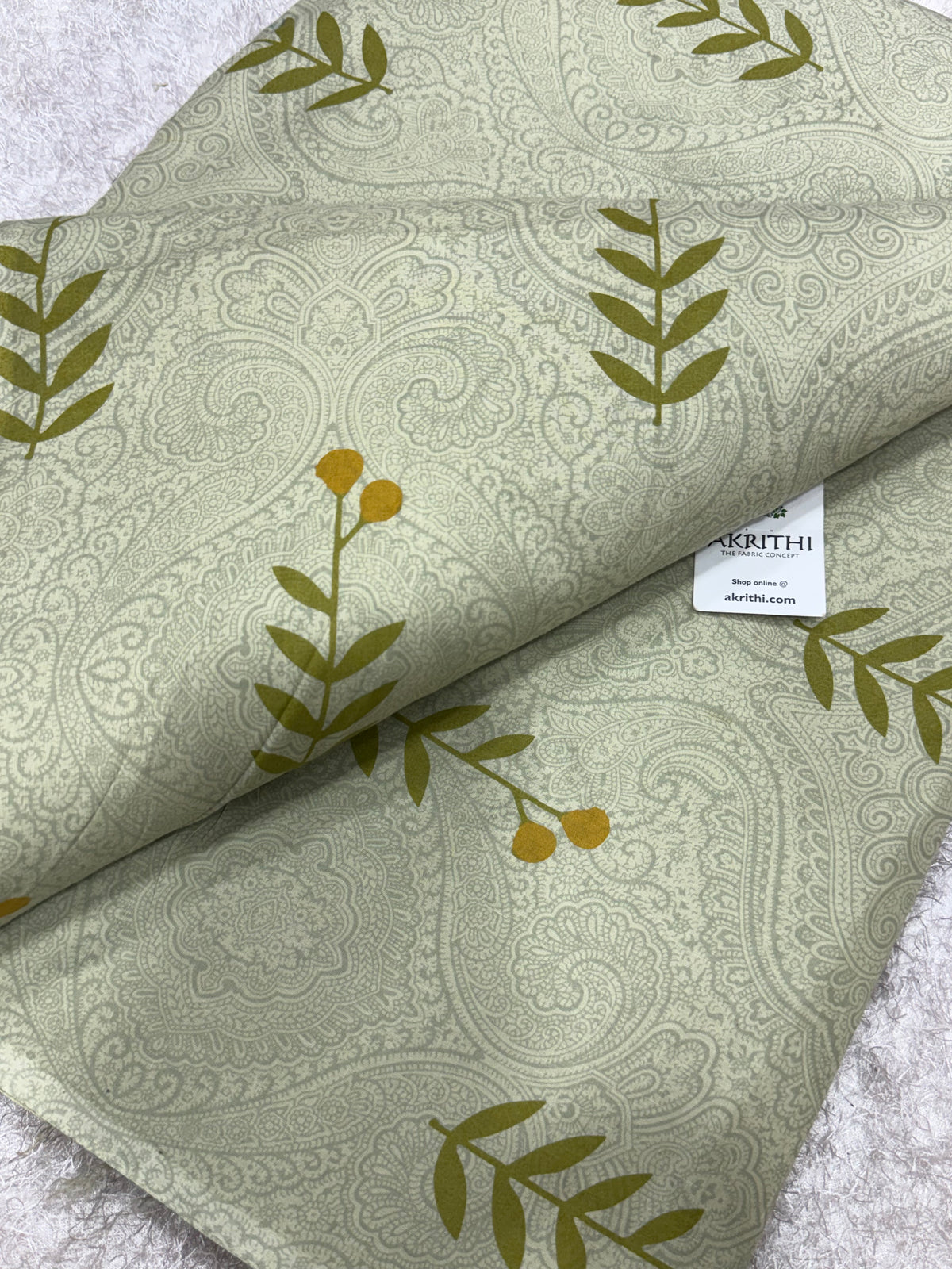 Printed pure cotton fabric