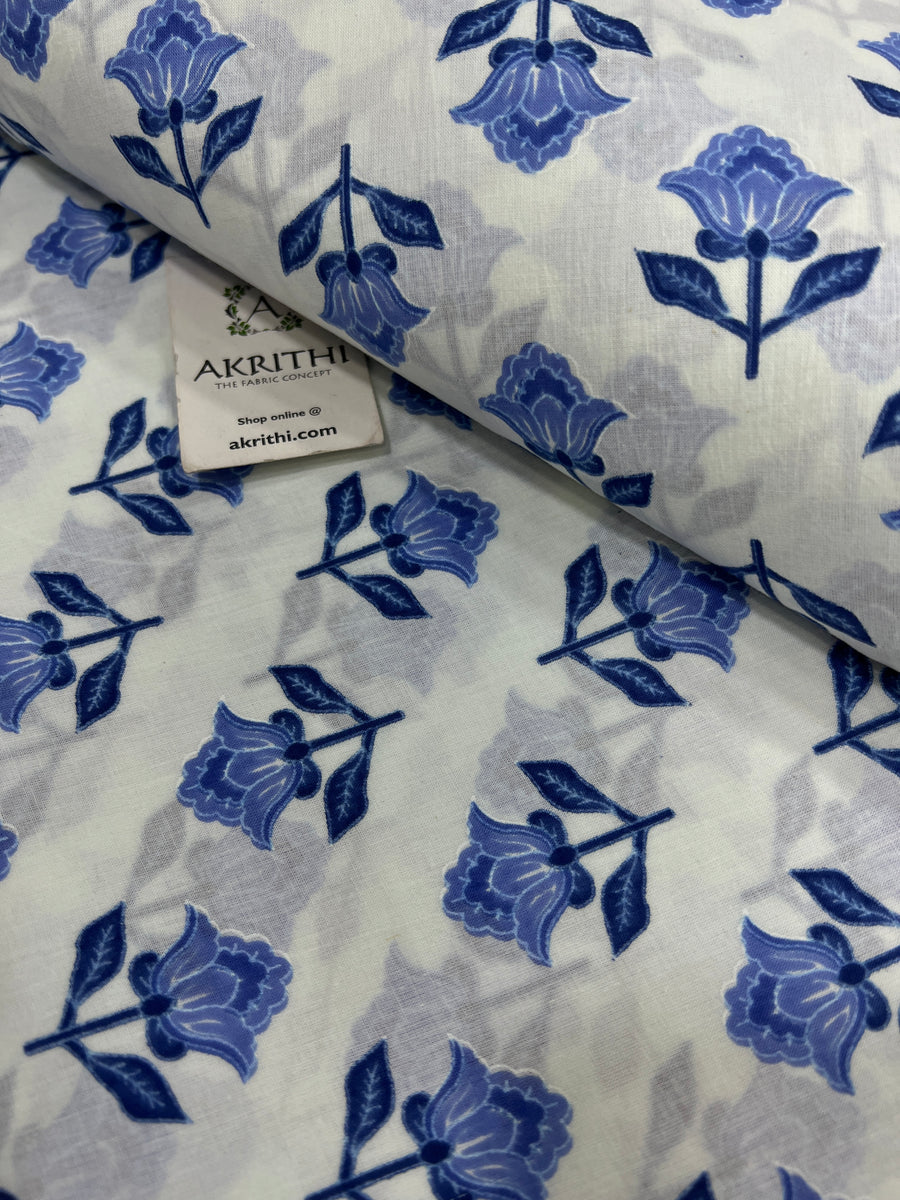 Printed pure cotton fabric