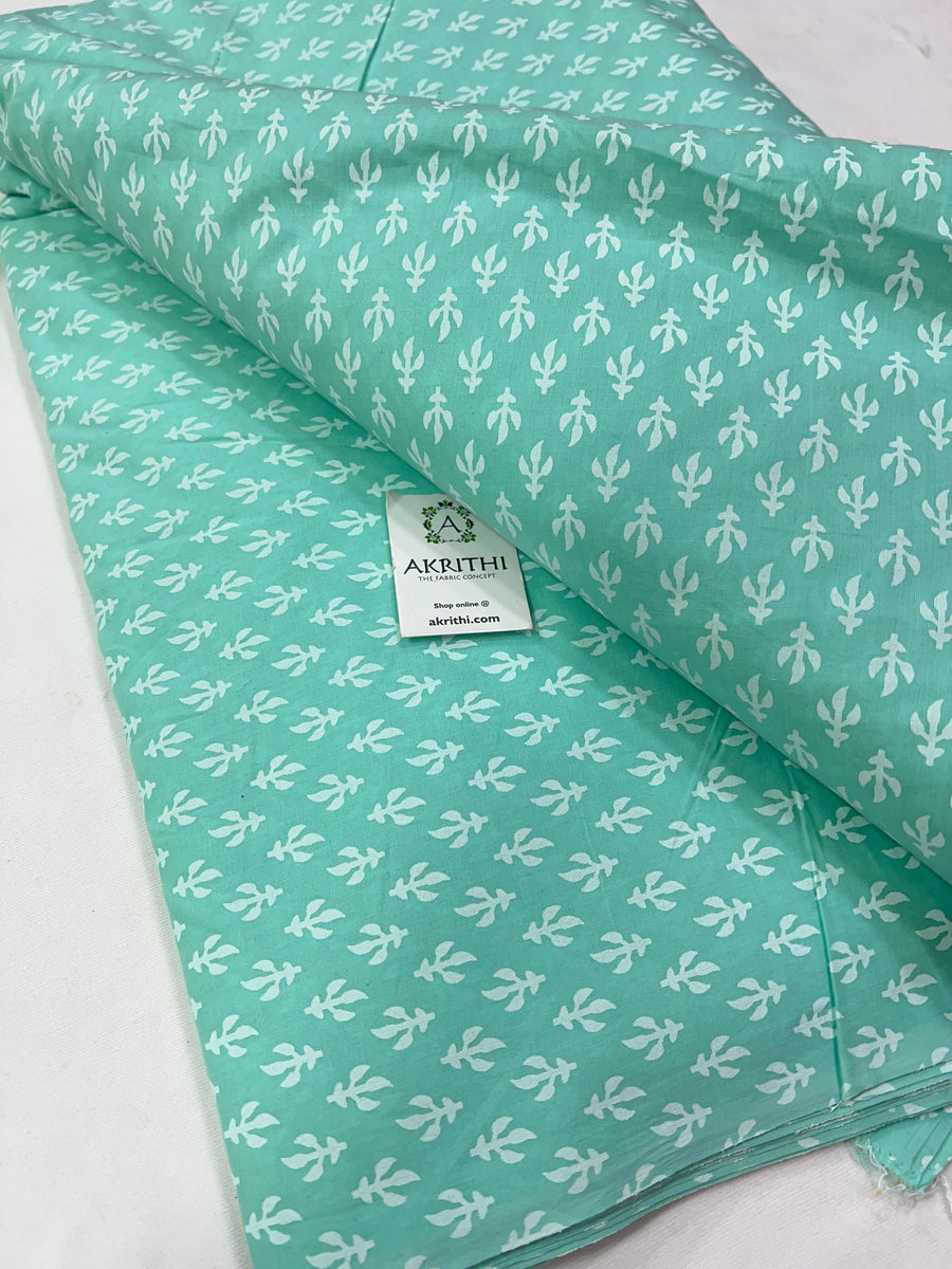 Printed pure cotton fabric