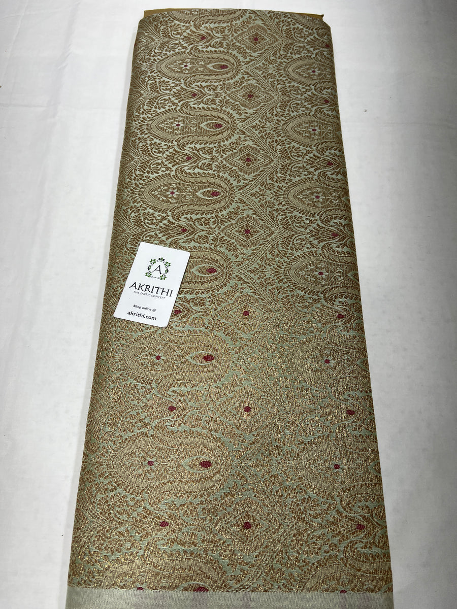 Banarasi brocade fabric antique zari