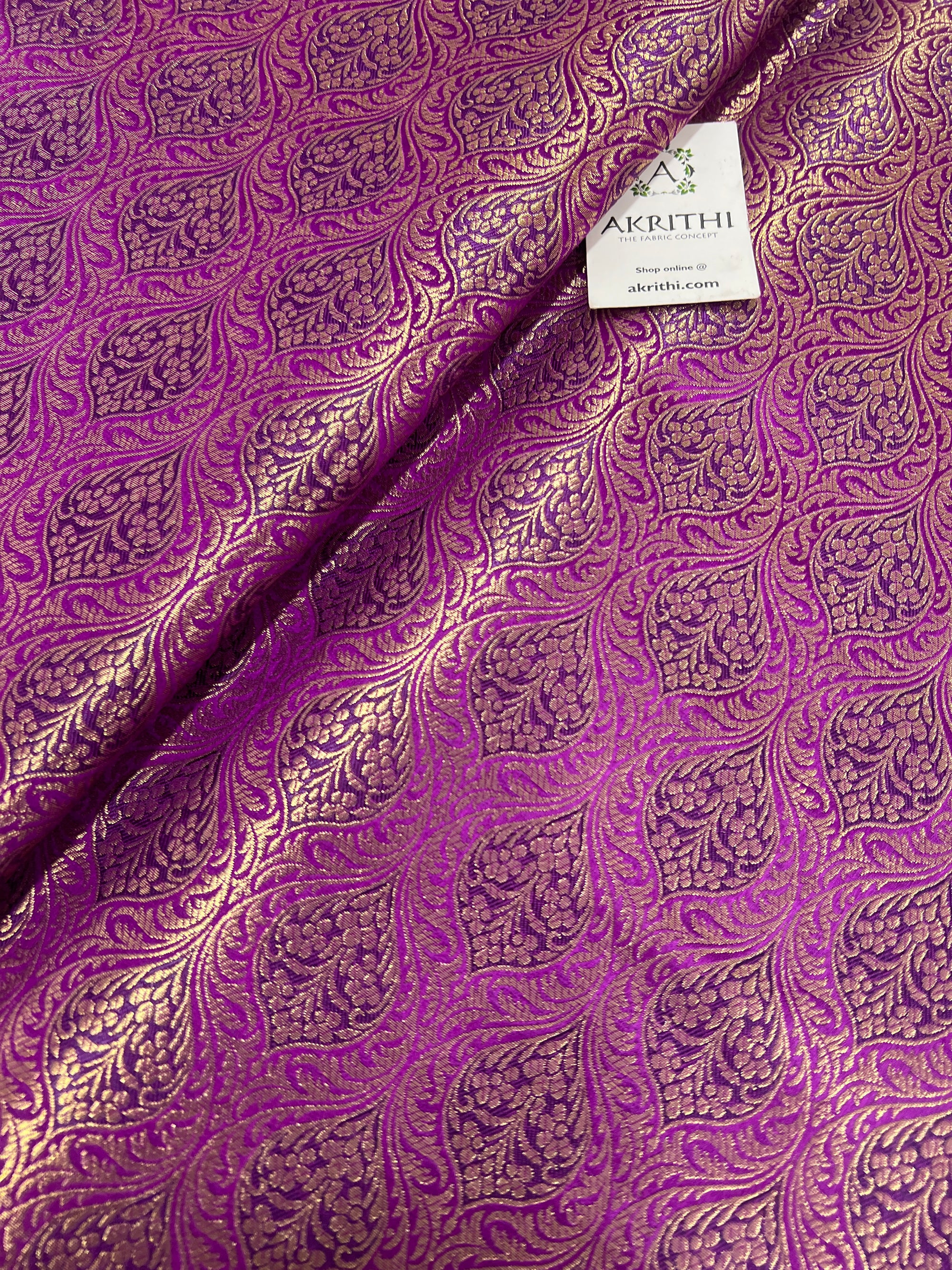 Pure Banarasi brocade fabric