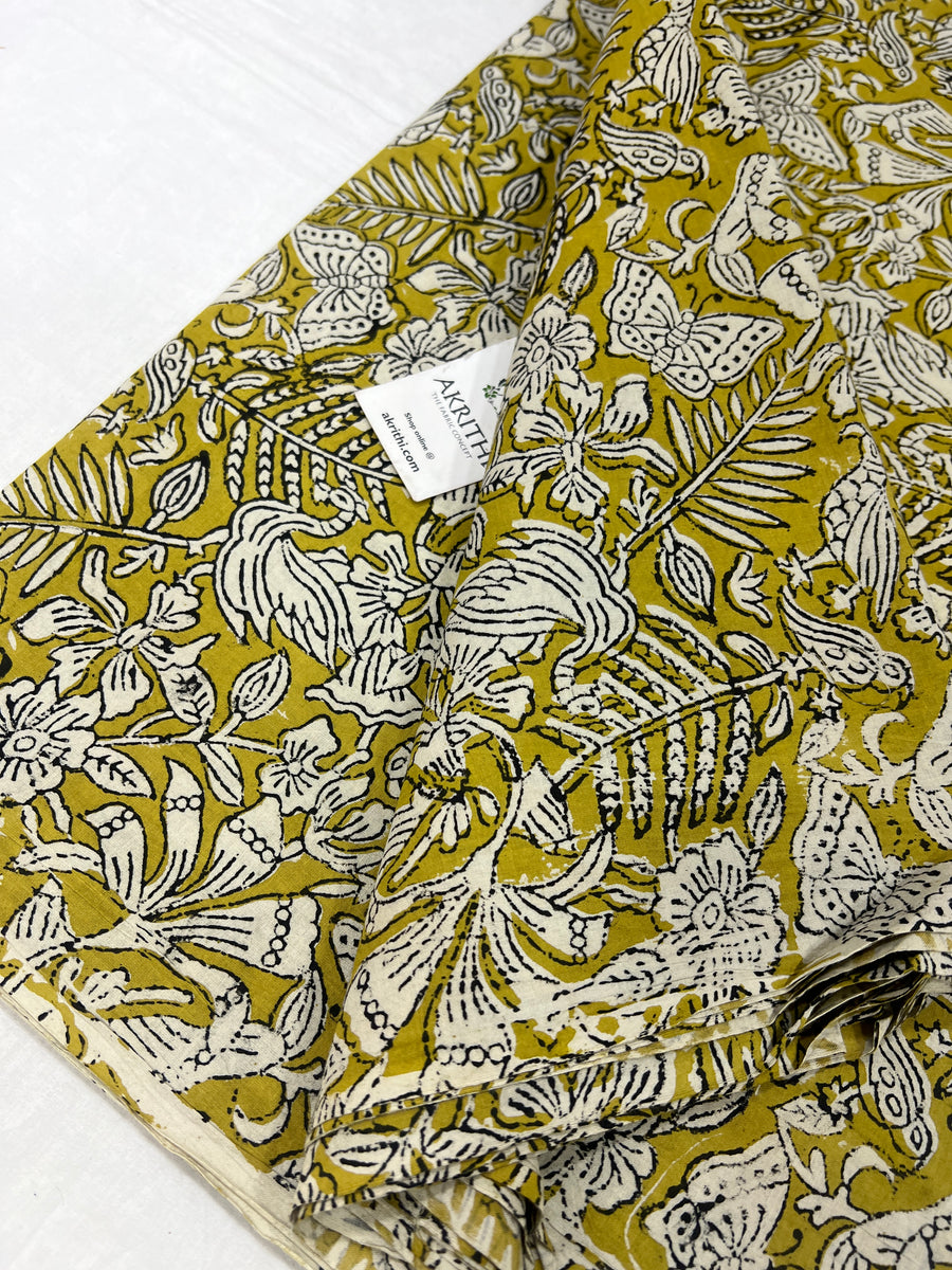 Hand block Printed pure cotton fabric