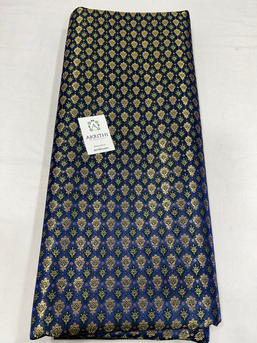 Banarasi brocade fabric 75 cms cut