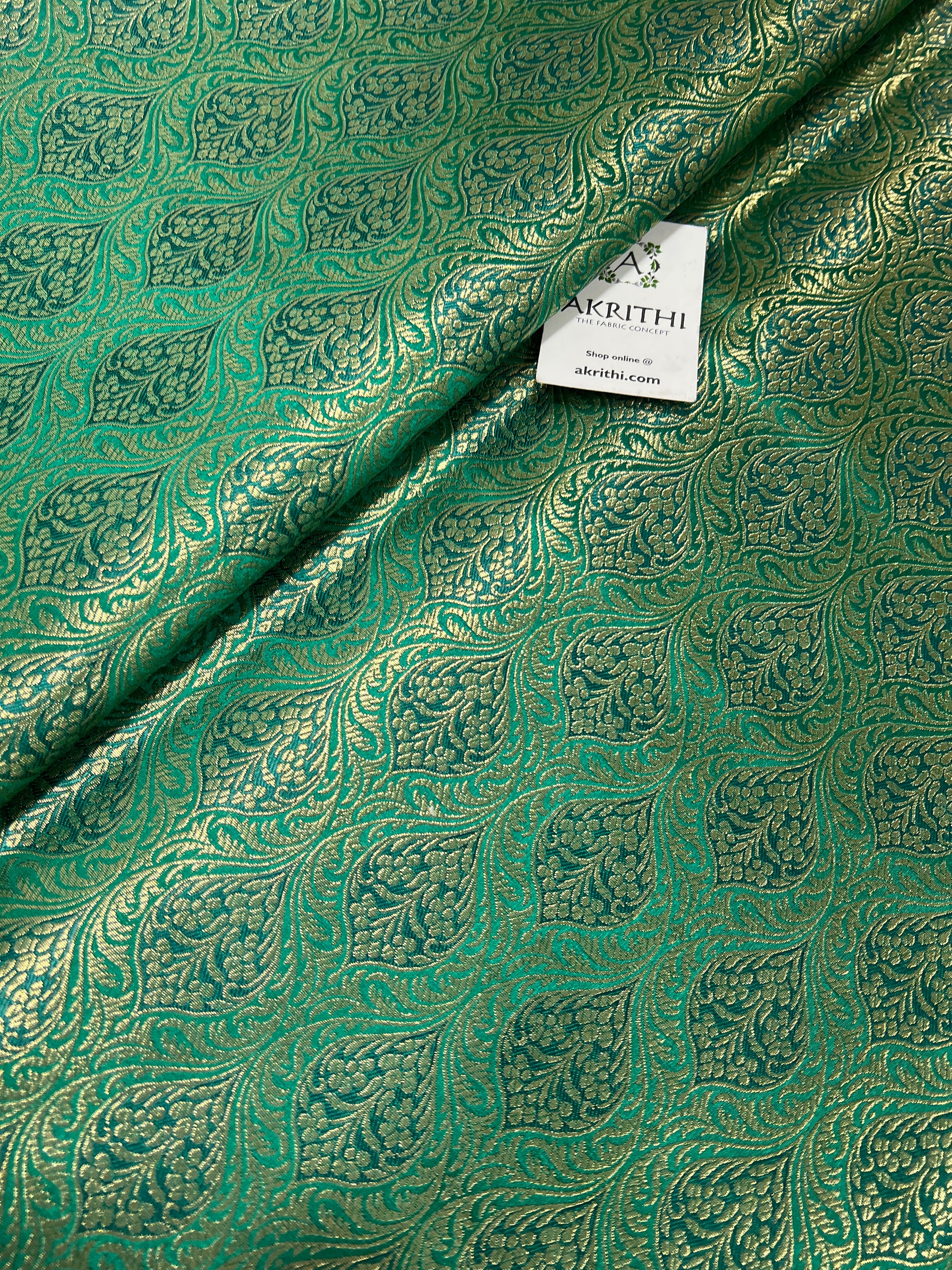 Pure Banarasi brocade fabric