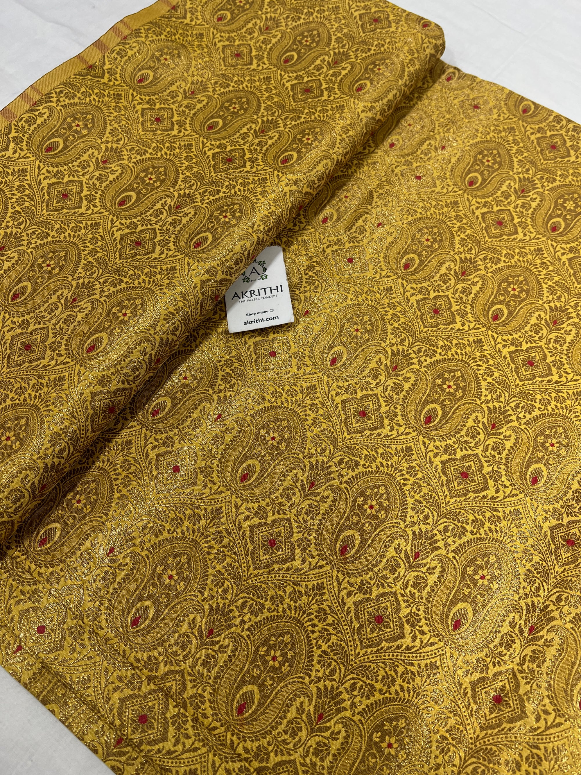 Pure Banarasi brocade fabric