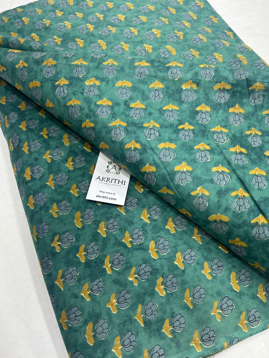 Printed pure cotton fabric