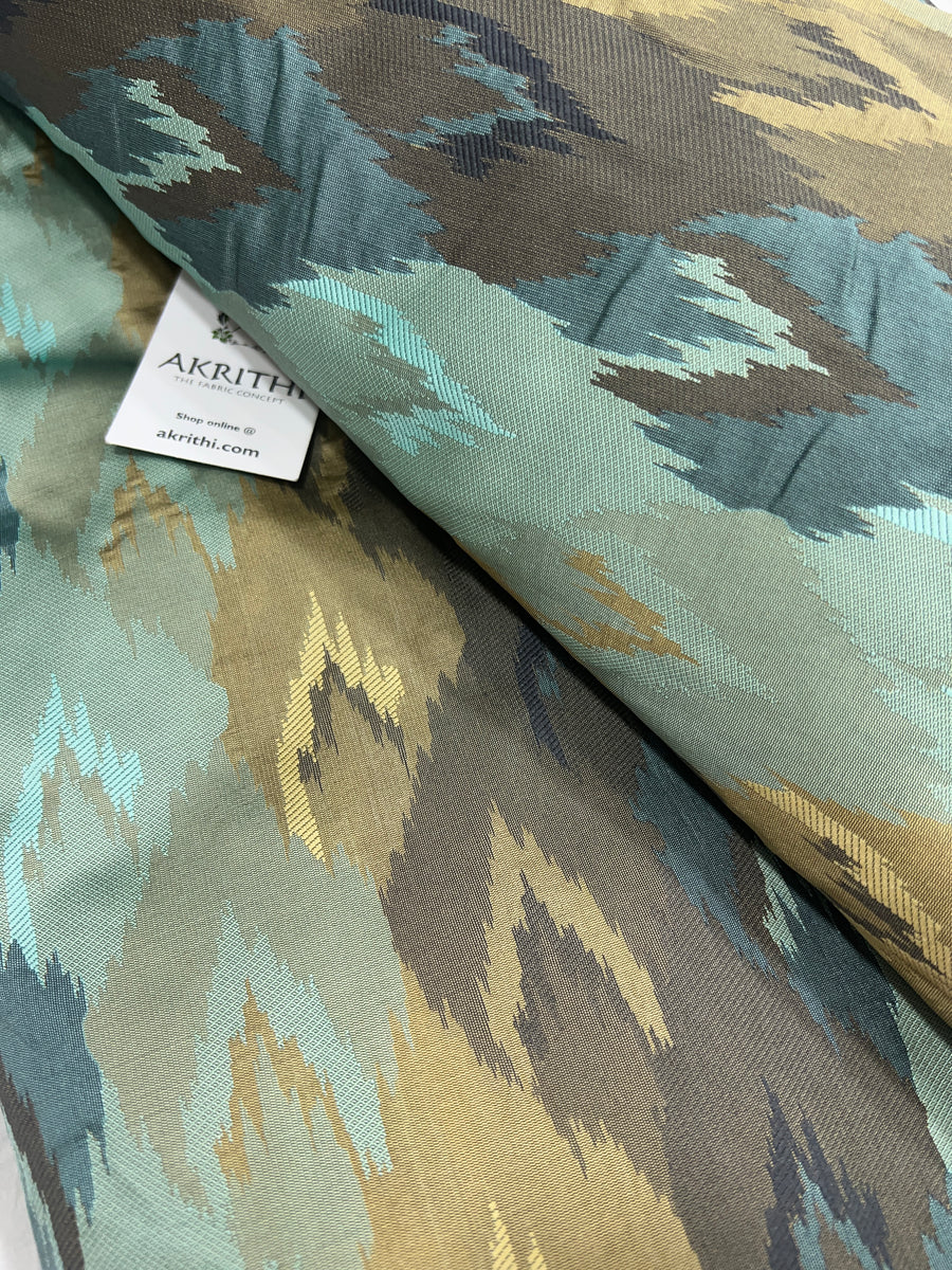 Woven semi silk fabric