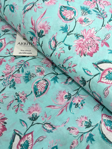 Printed pure cotton fabric