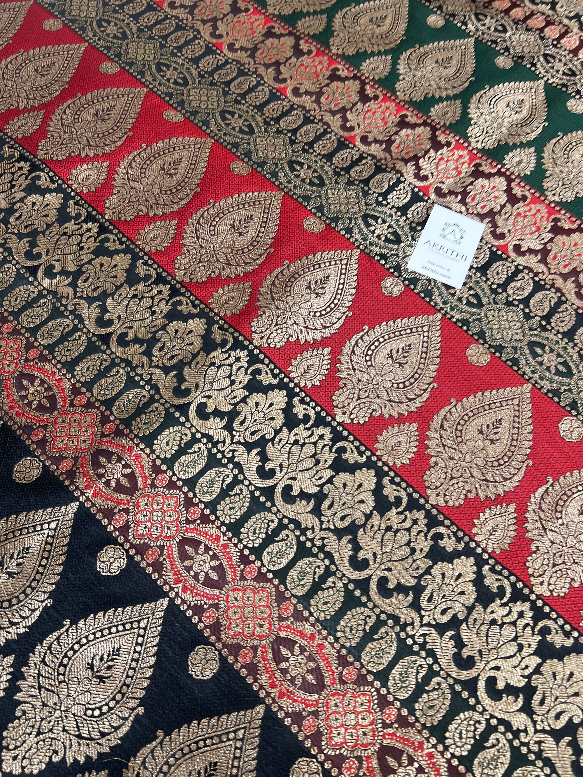 Pure Banarasi brocade fabric