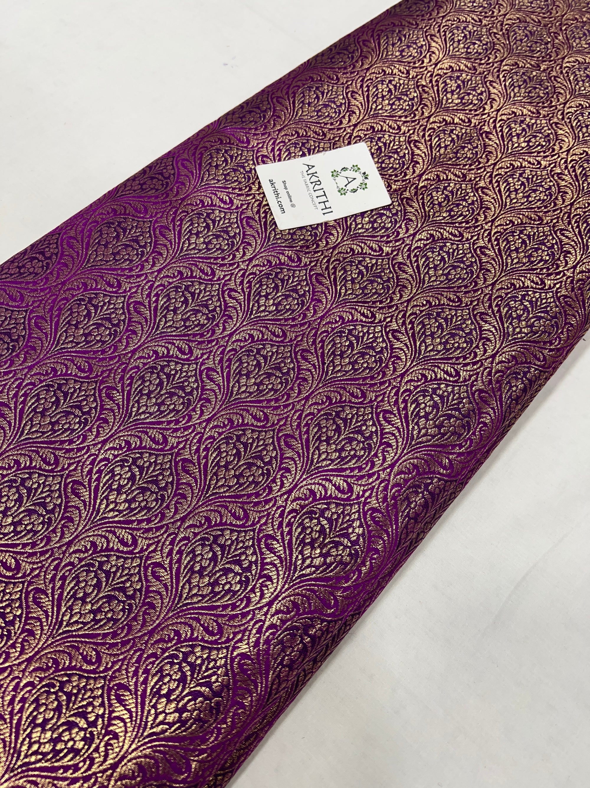 Pure Banarasi brocade fabric