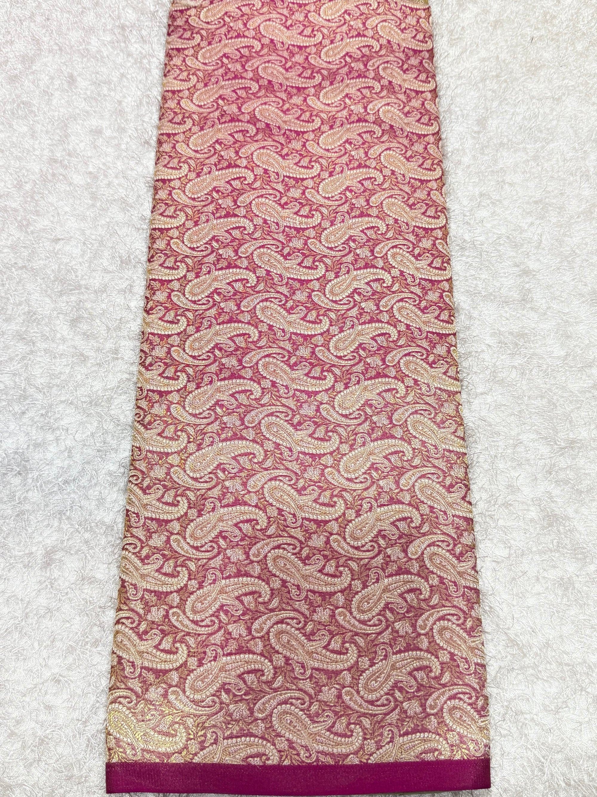 Pure Banarasi brocade fabric