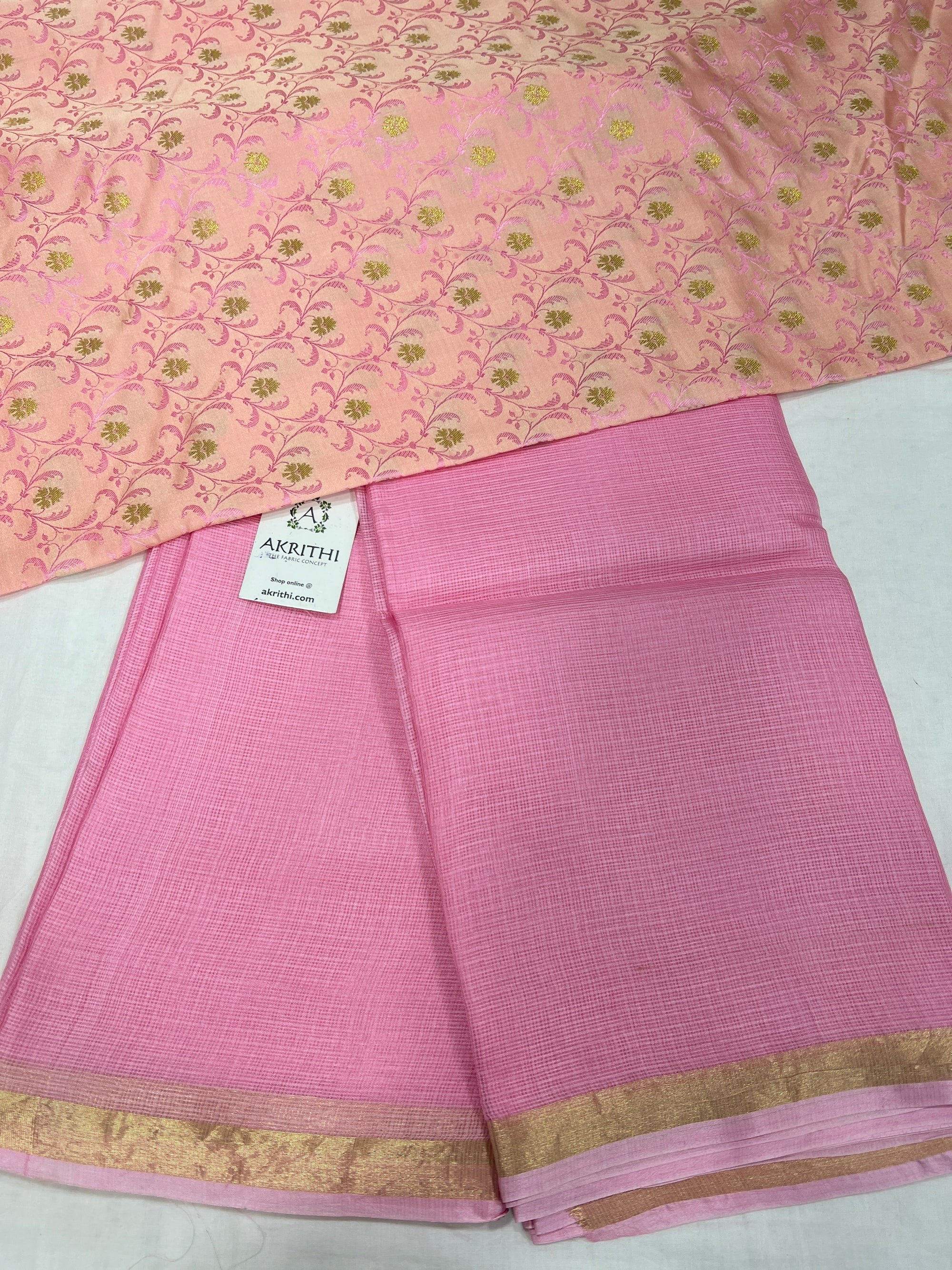 Pure silk kota saree with blouse