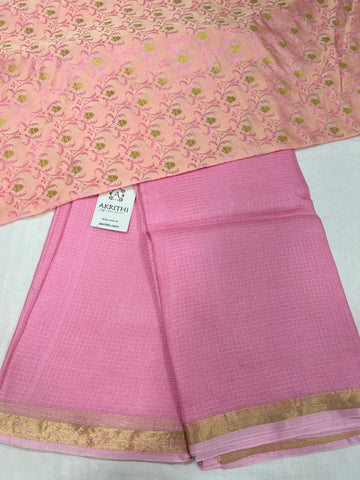 Pure silk kota saree with blouse