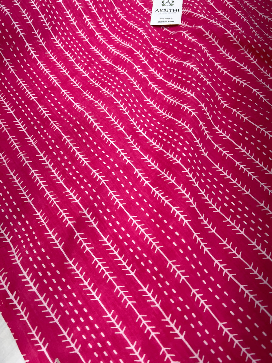 Printed pure cotton fabric