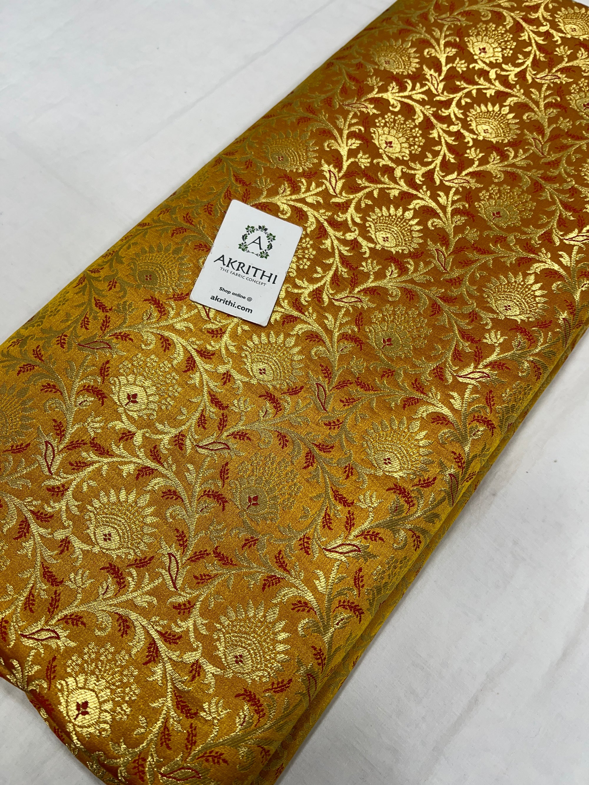 Pure Banarasi brocade fabric