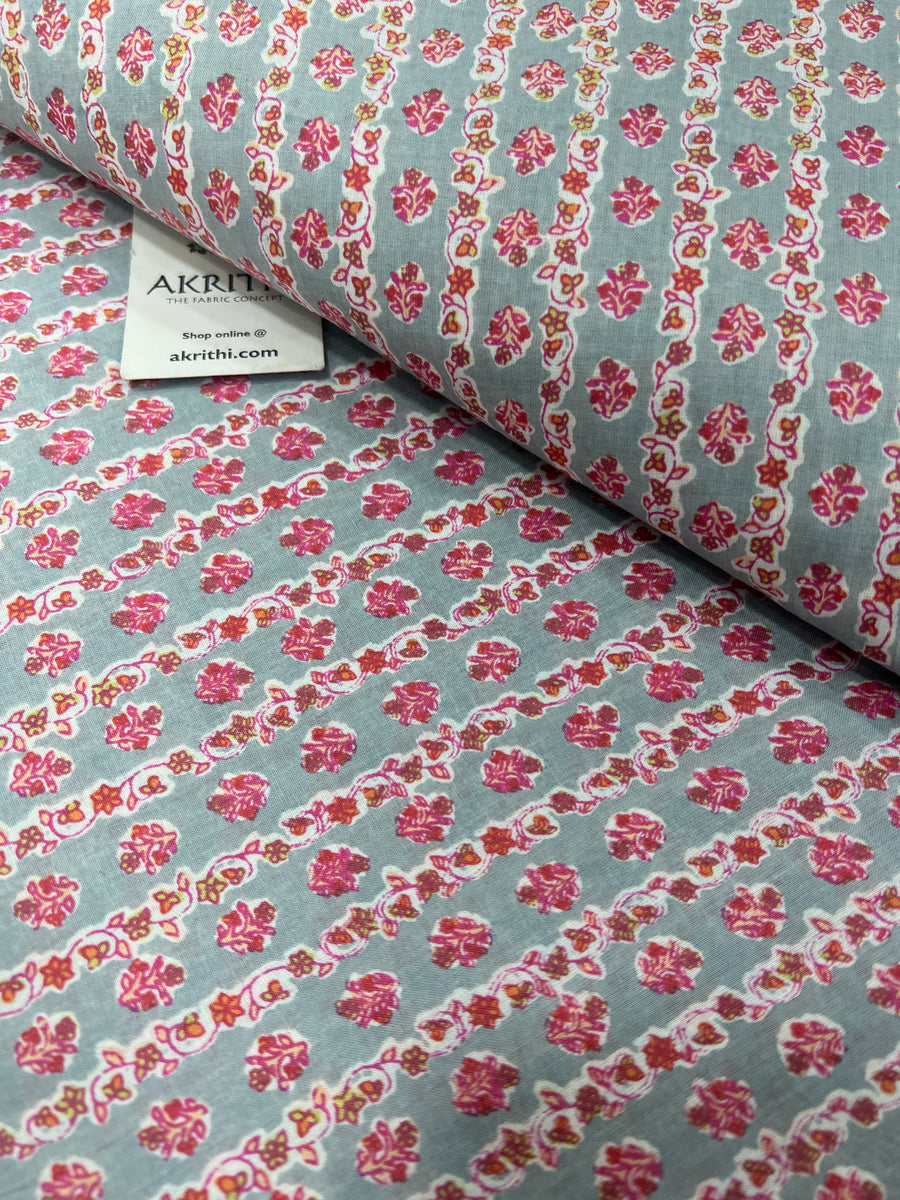 Printed pure cotton fabric