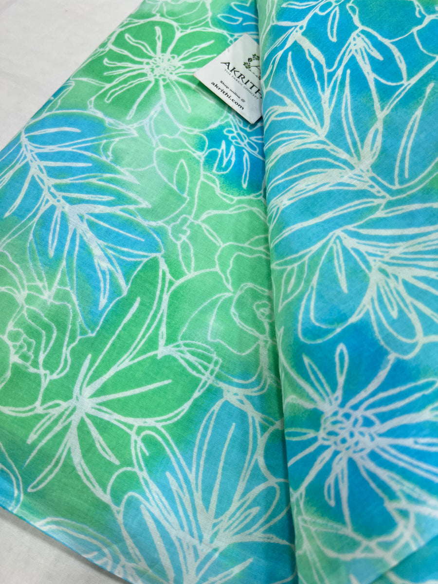 Printed pure cotton fabric