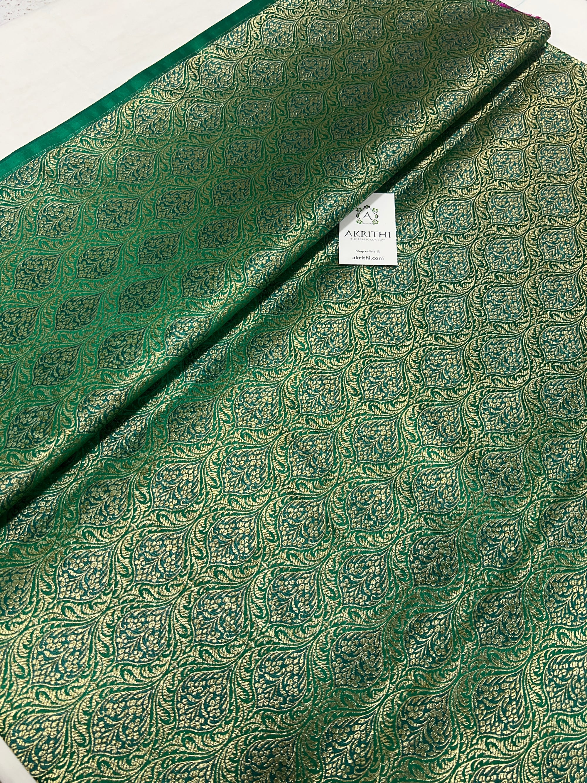 Pure Banarasi brocade fabric