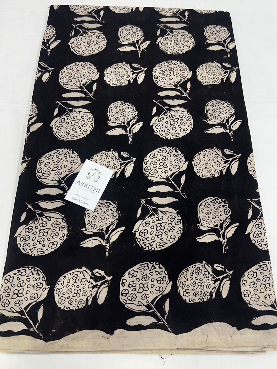 Hand block Printed pure cotton fabric