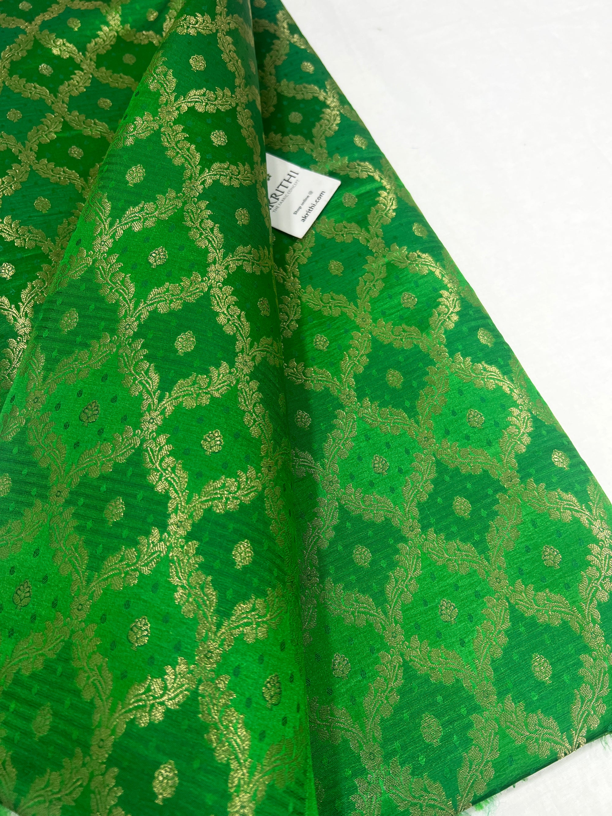 Pure Banarasi brocade fabric