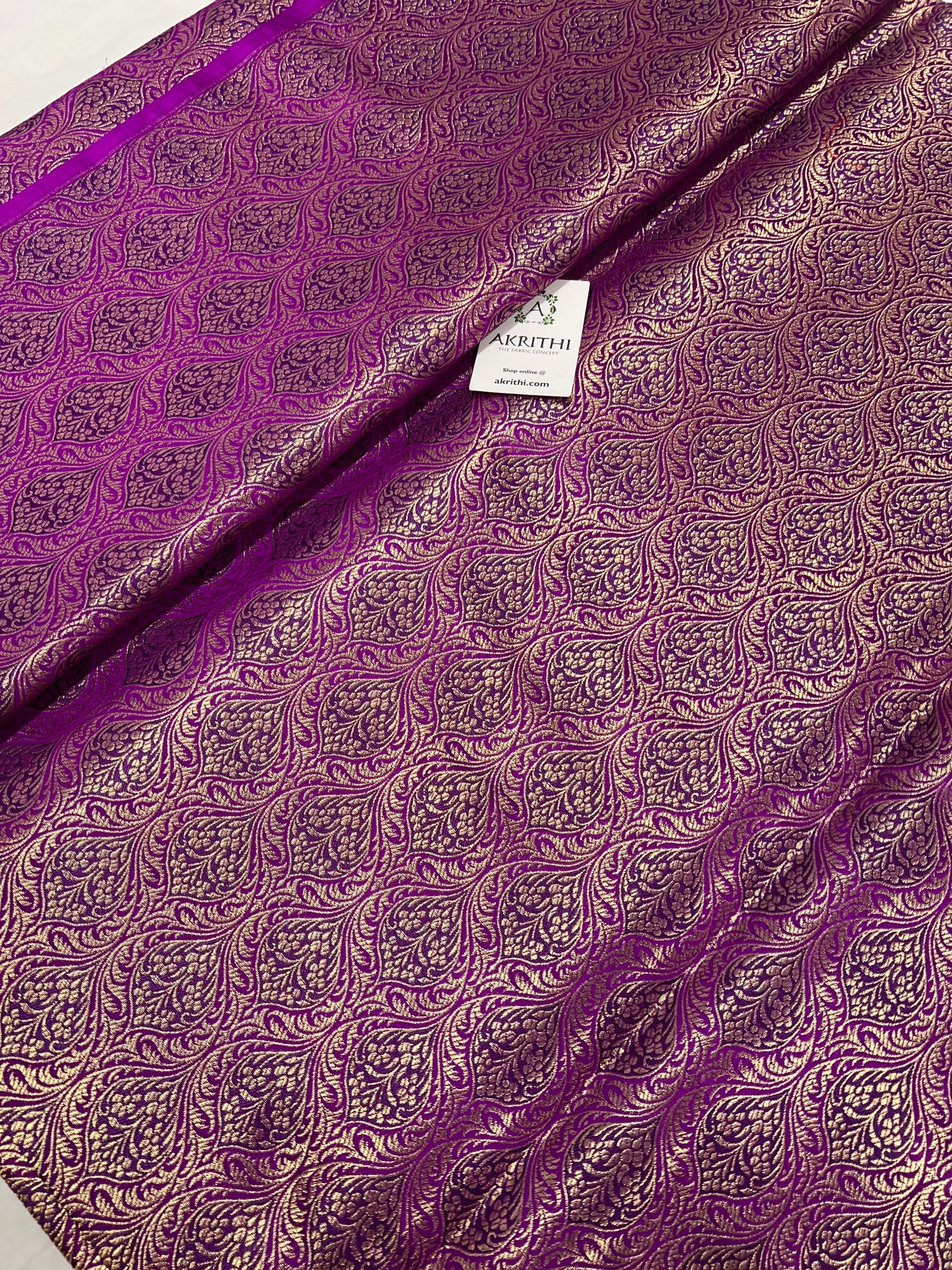 Pure Banarasi brocade fabric