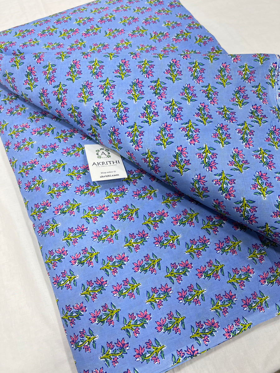 Printed pure cotton fabric