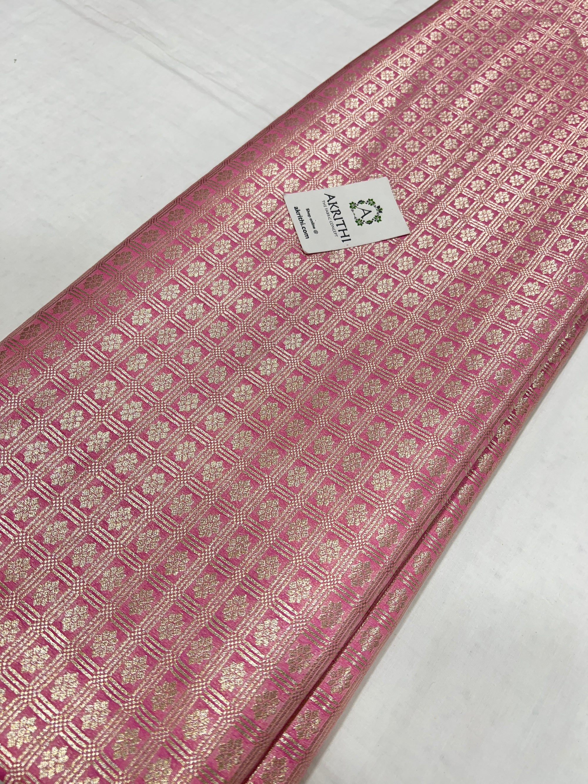 Pure Banarasi brocade fabric