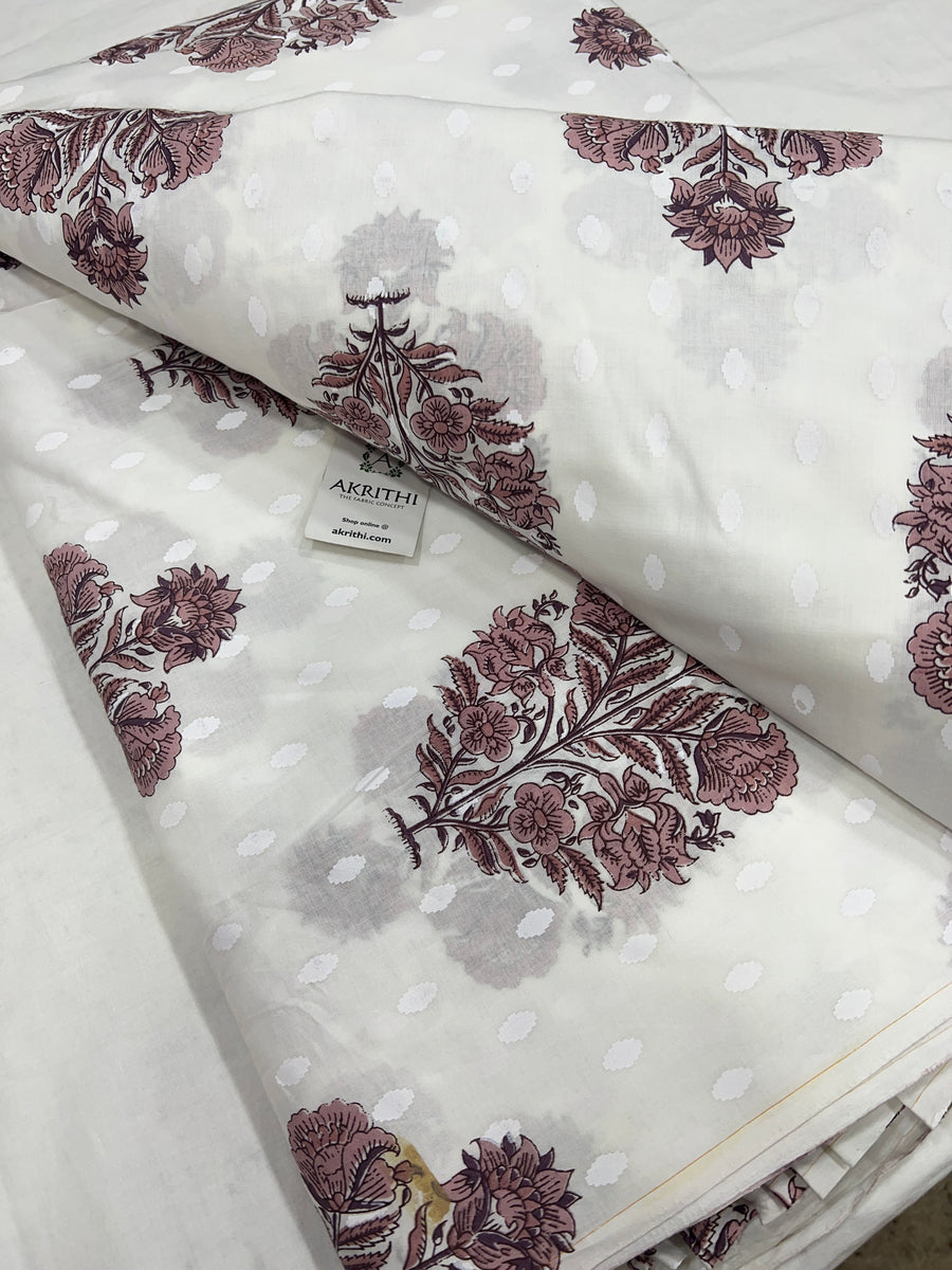 Printed pure cotton fabric