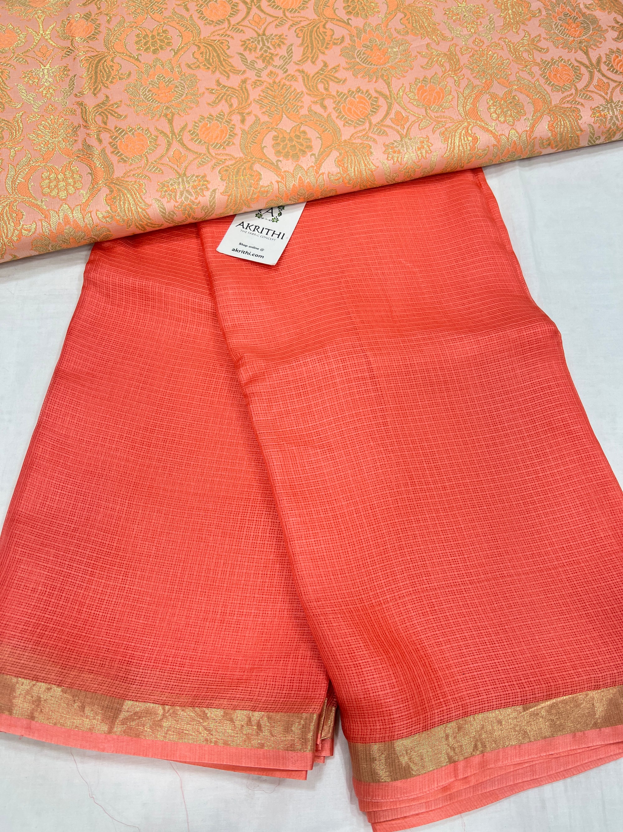 Pure silk kota saree with blouse