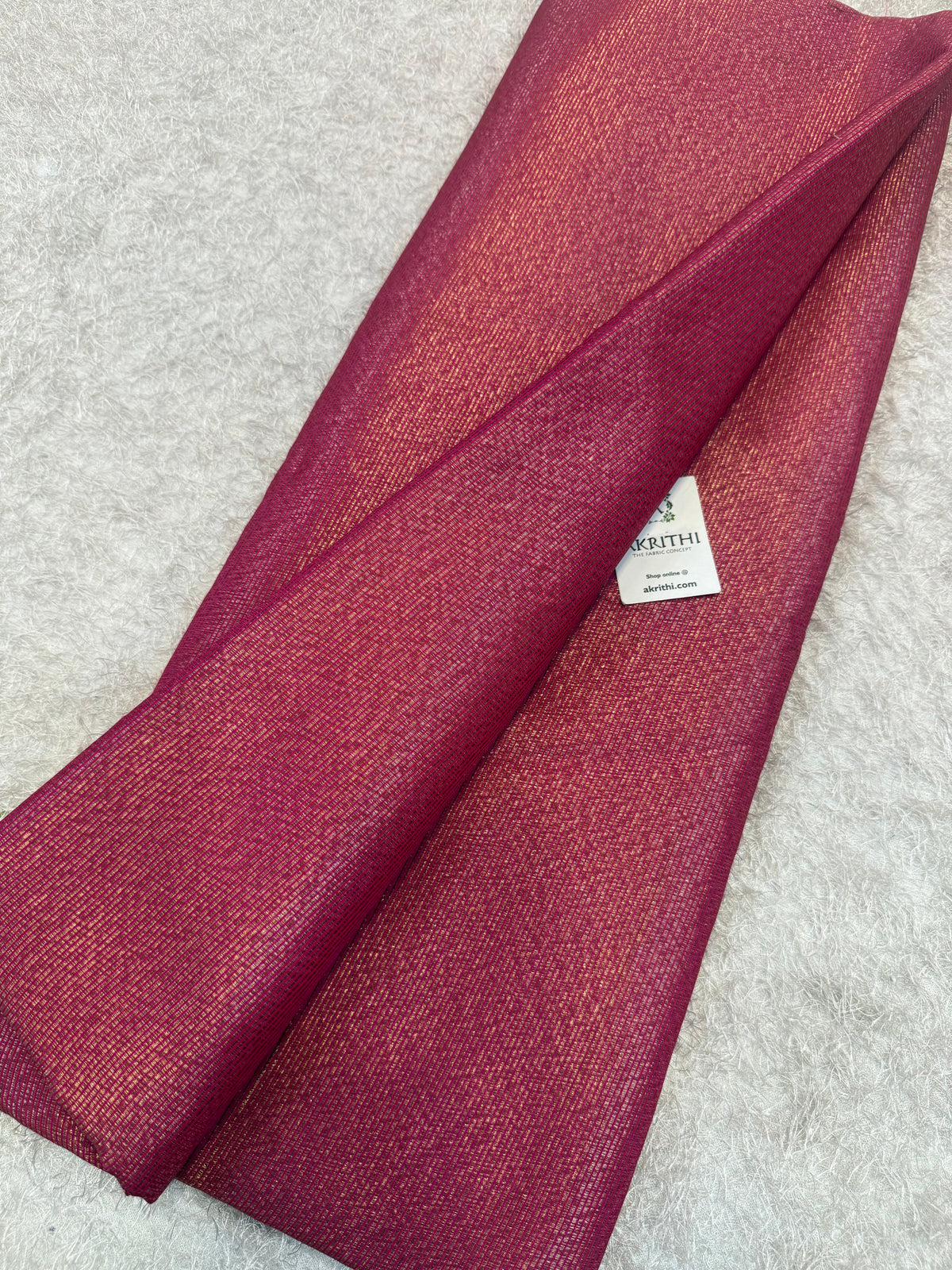 Pure Banarasi brocade striped antique zari fabric