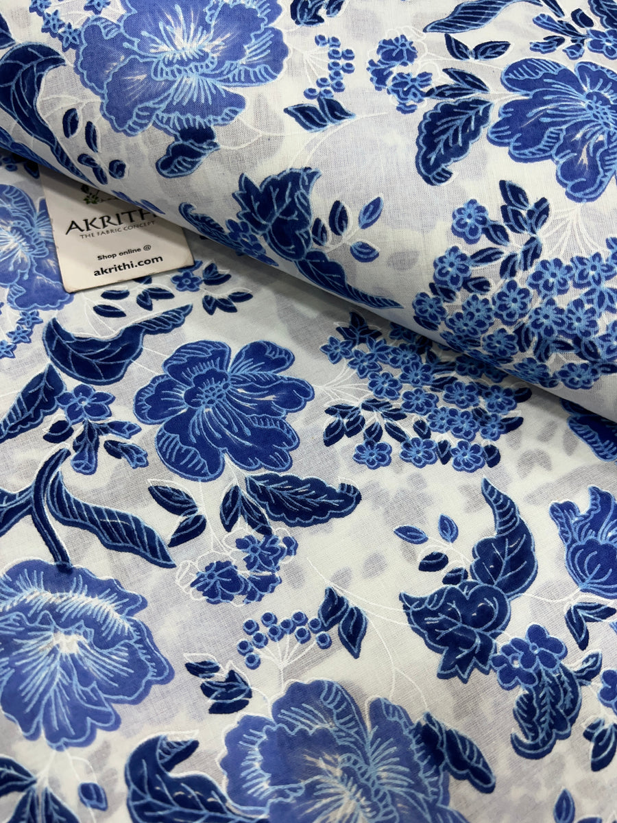 Printed pure cotton fabric