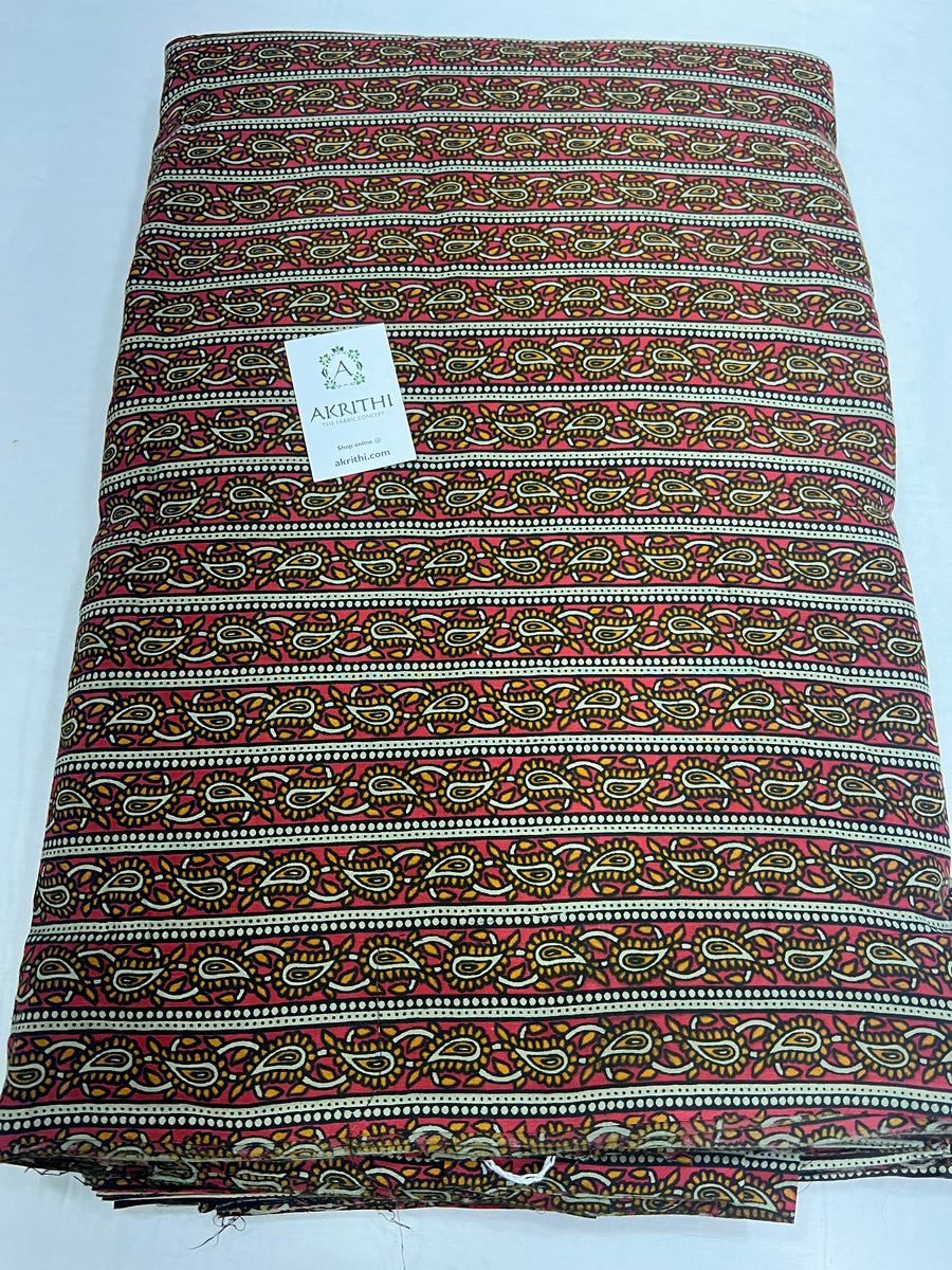 Printed pure cotton fabric