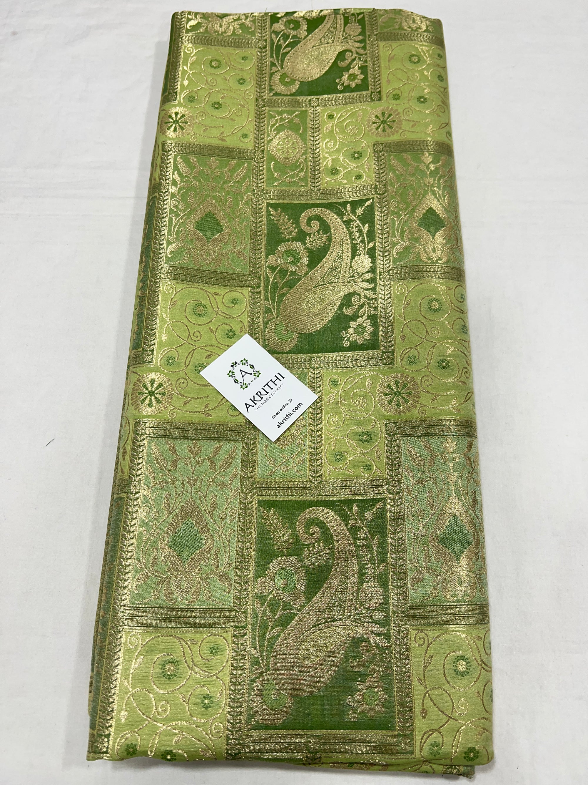 Pure Banarasi brocade fabric