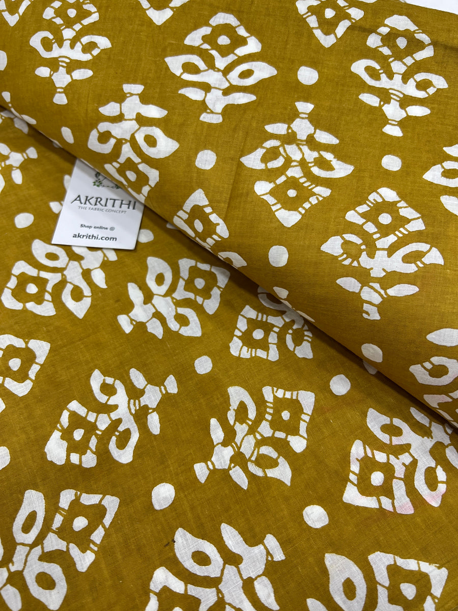 Printed pure cotton fabric