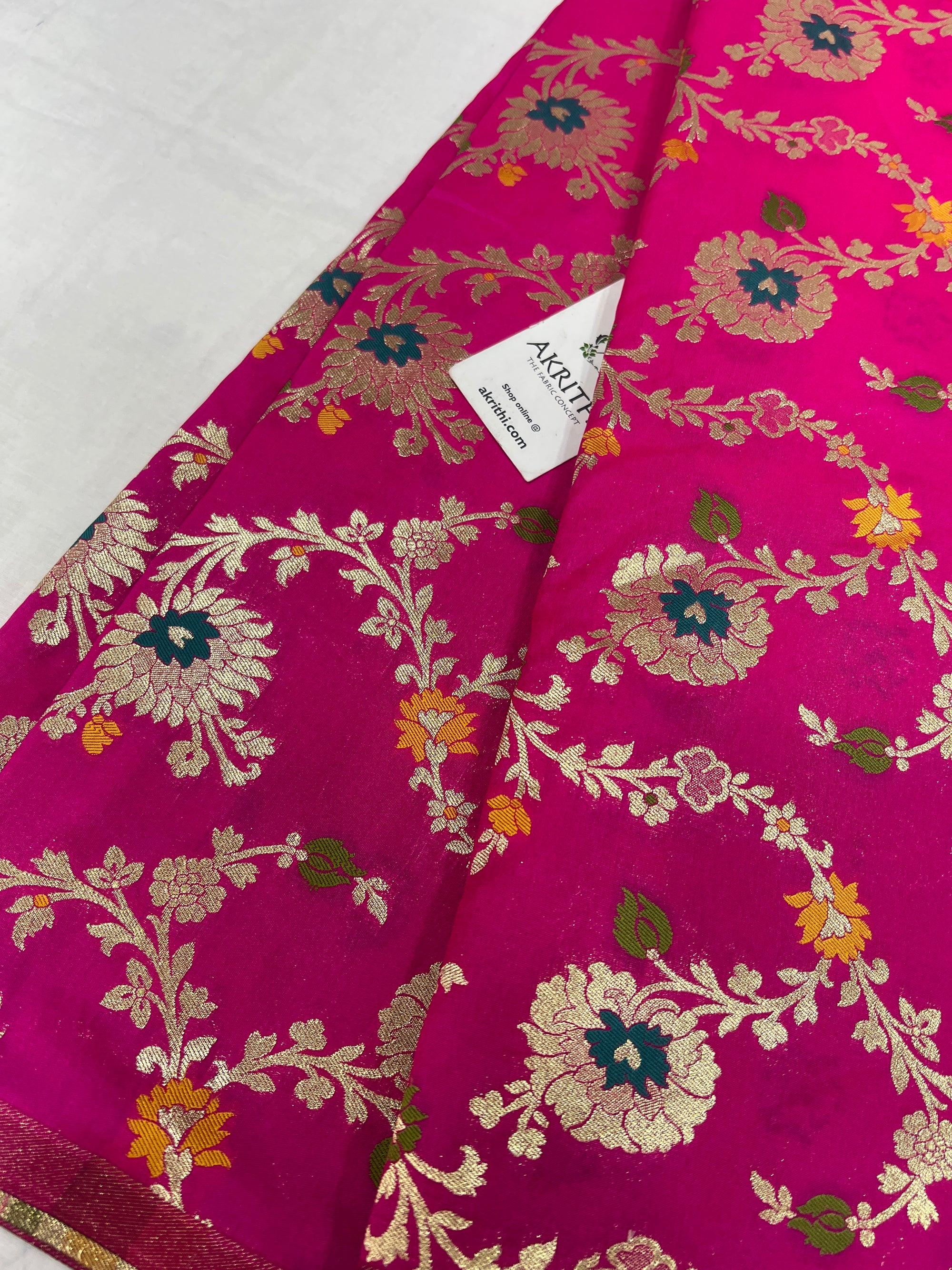 Pure Banarasi brocade fabric