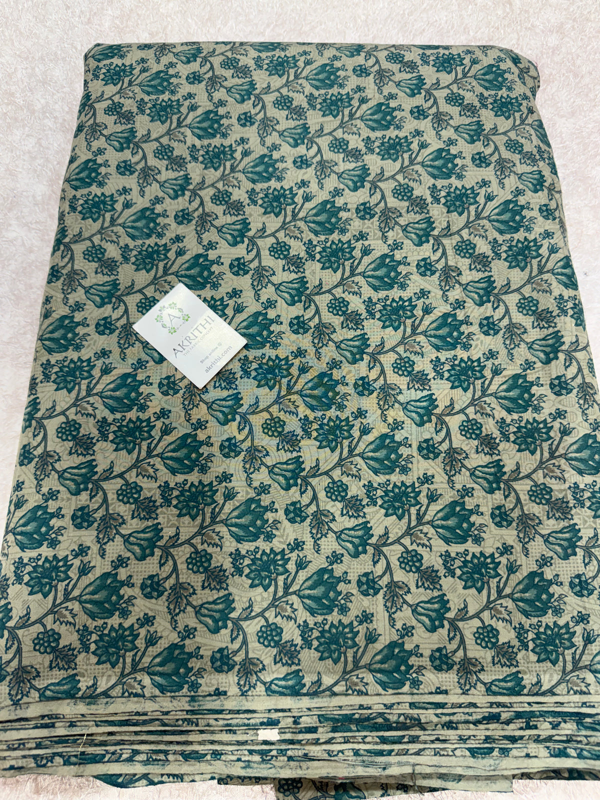 Printed pure cotton fabric