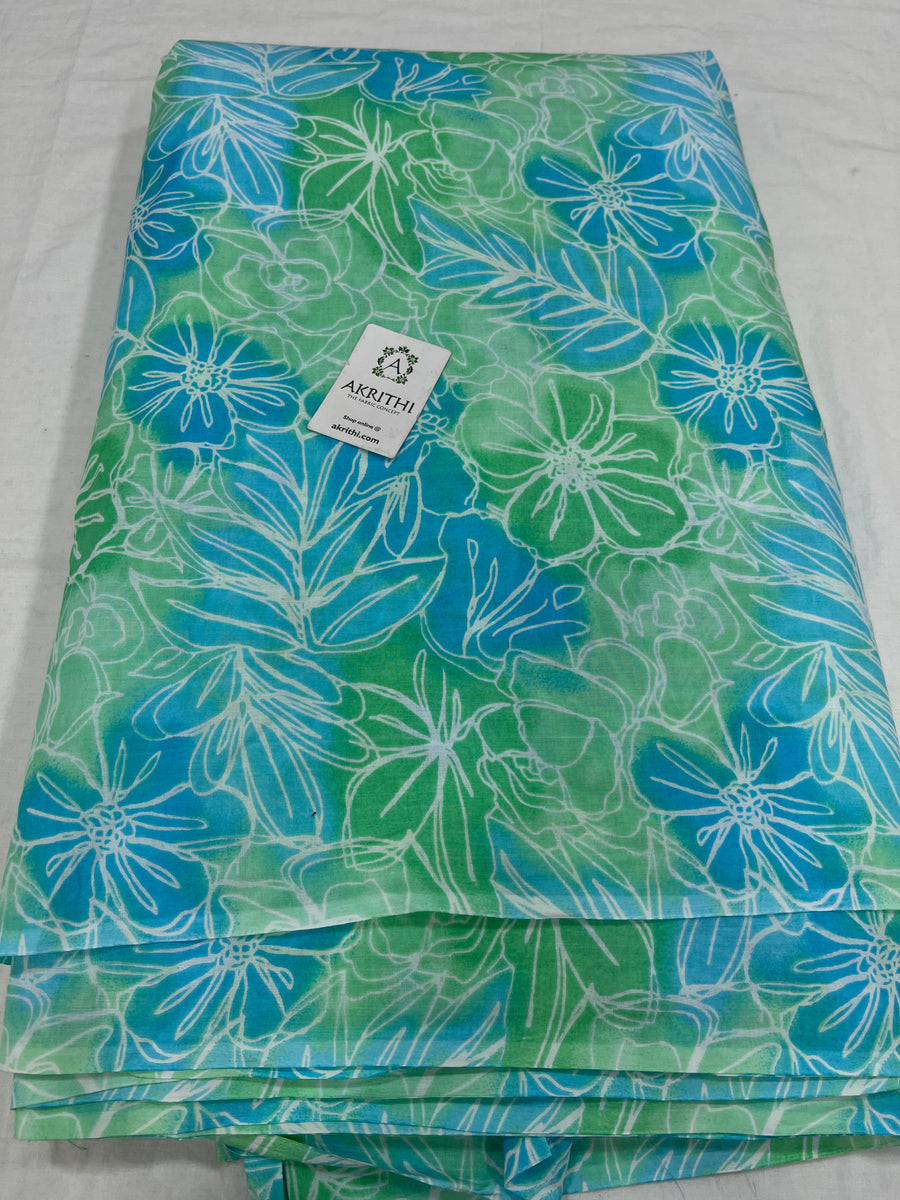 Printed pure cotton fabric