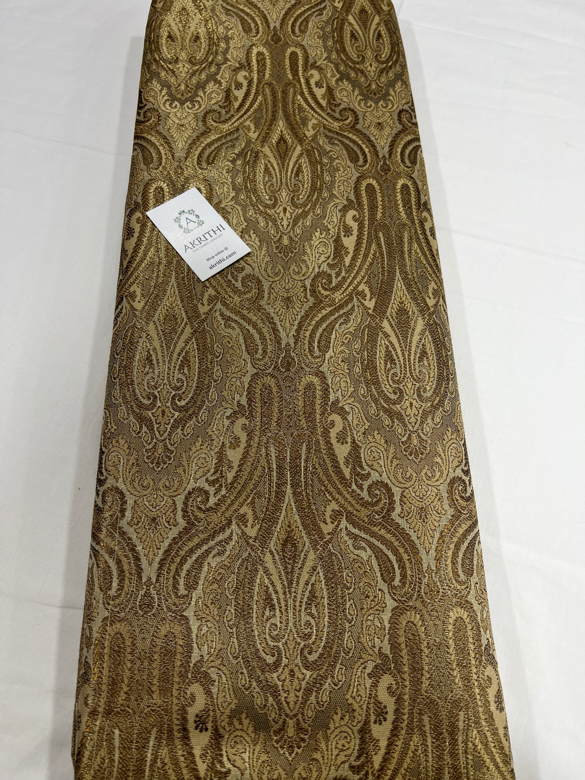 Pure  Banarasi brocade fabric