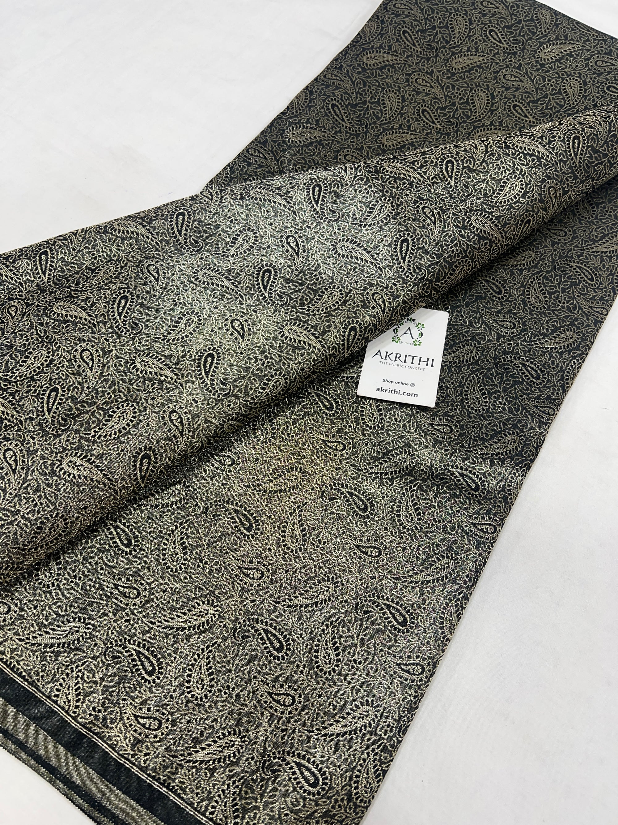 Pure Banarasi brocade fabric