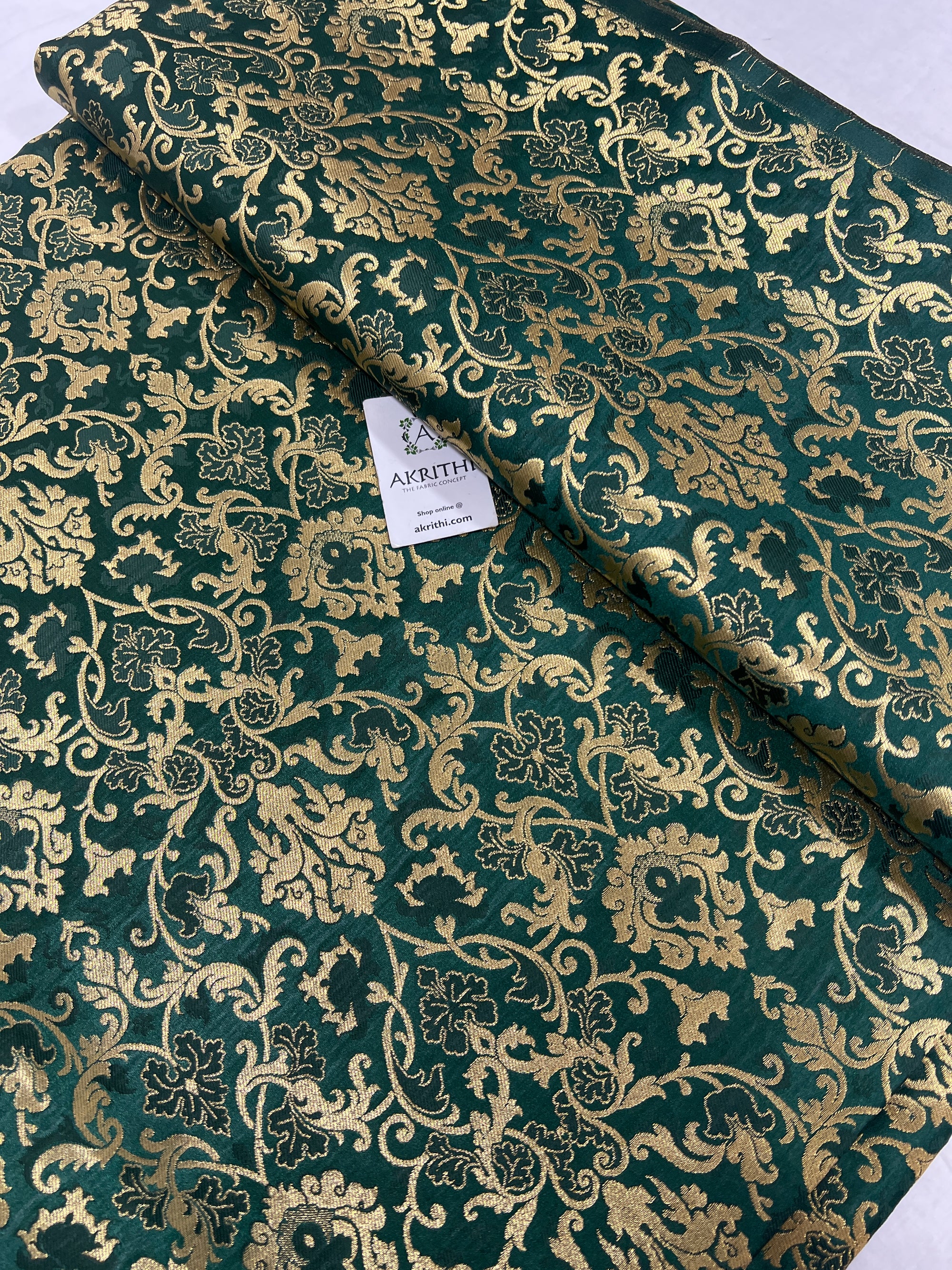 Pure Banarasi brocade fabric