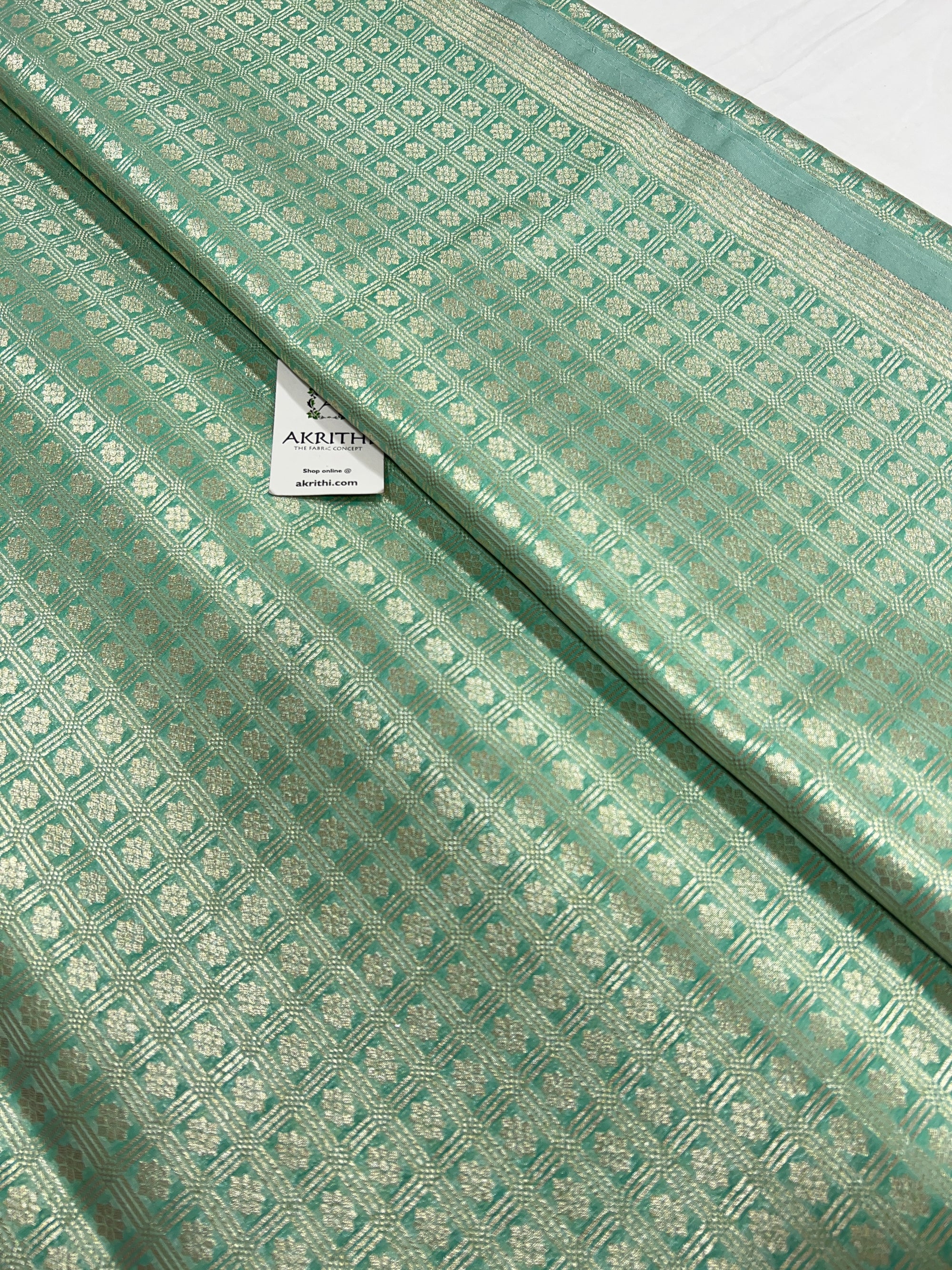 Pure Banarasi brocade fabric