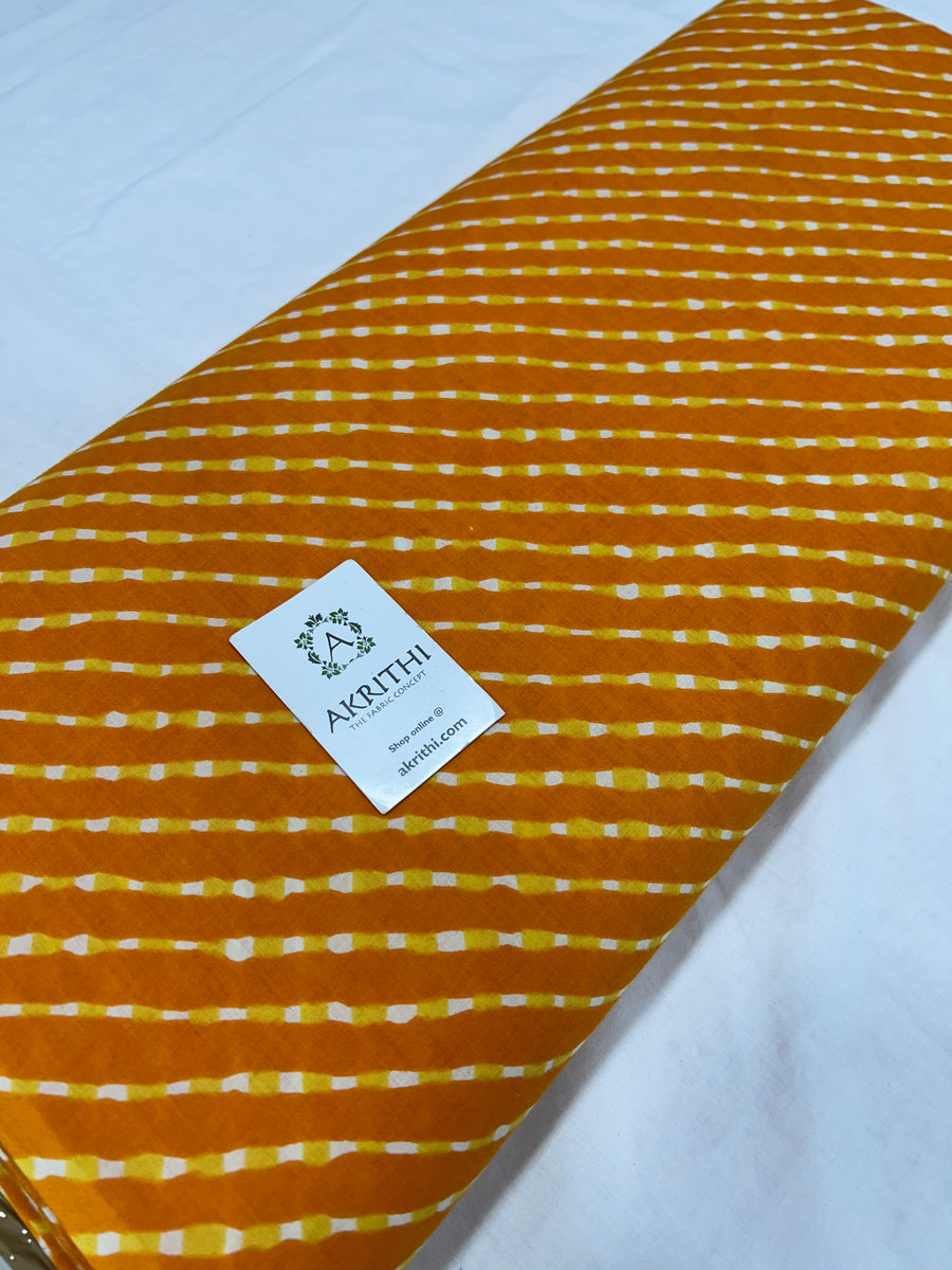 Leheriya Printed pure cotton fabric
