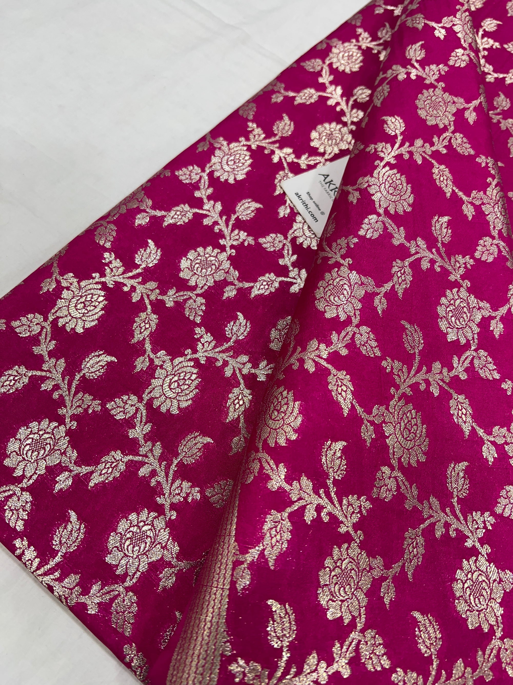 Pure Banarasi brocade fabric