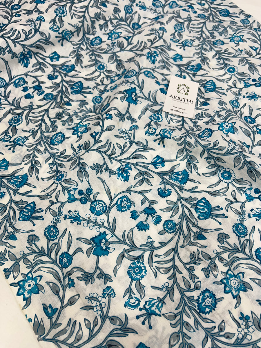 Printed pure cotton fabric